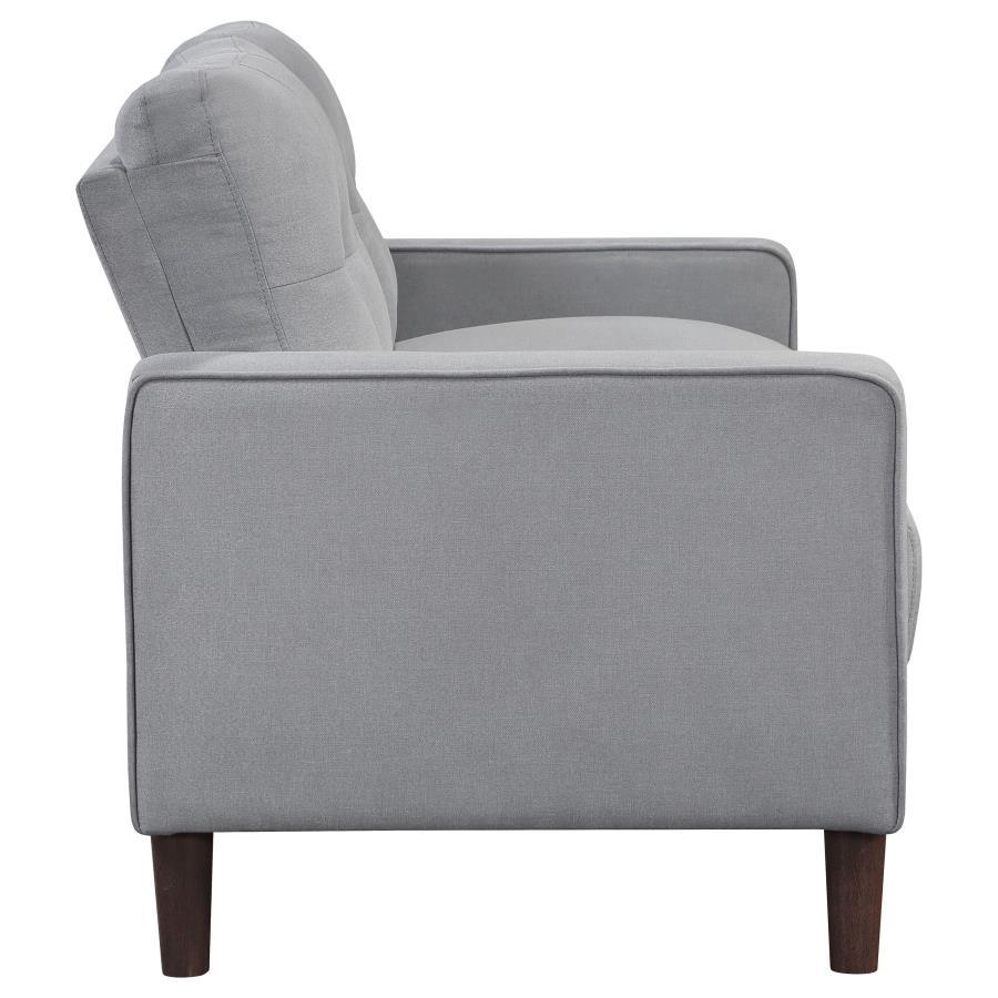 Bowen - Upholstered Track Arm Tufted Loveseat - Best Buy Furniture