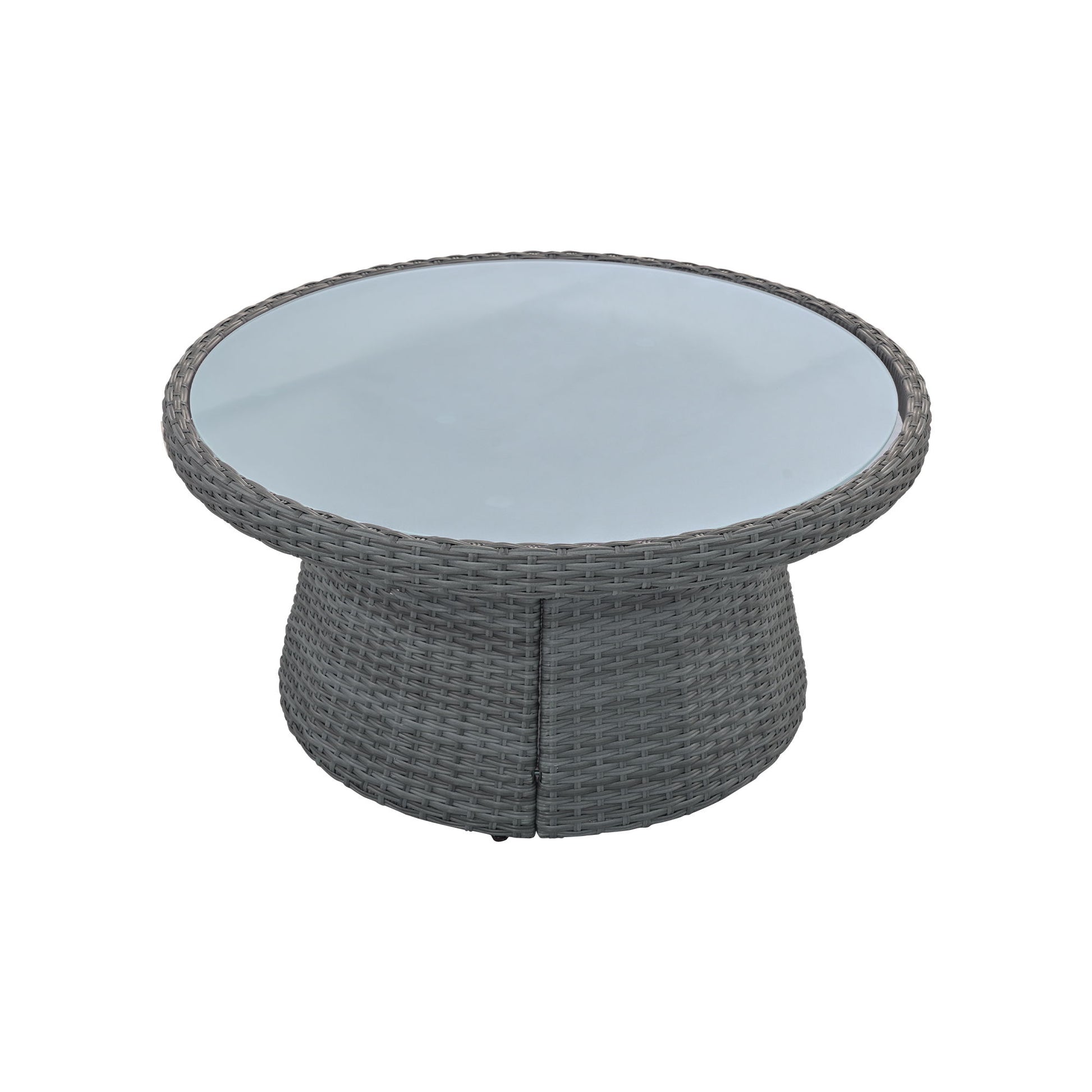 10 Piece Outdoor Sectional Half Round Patio Rattan Sofa Set - Best Buy Furniture