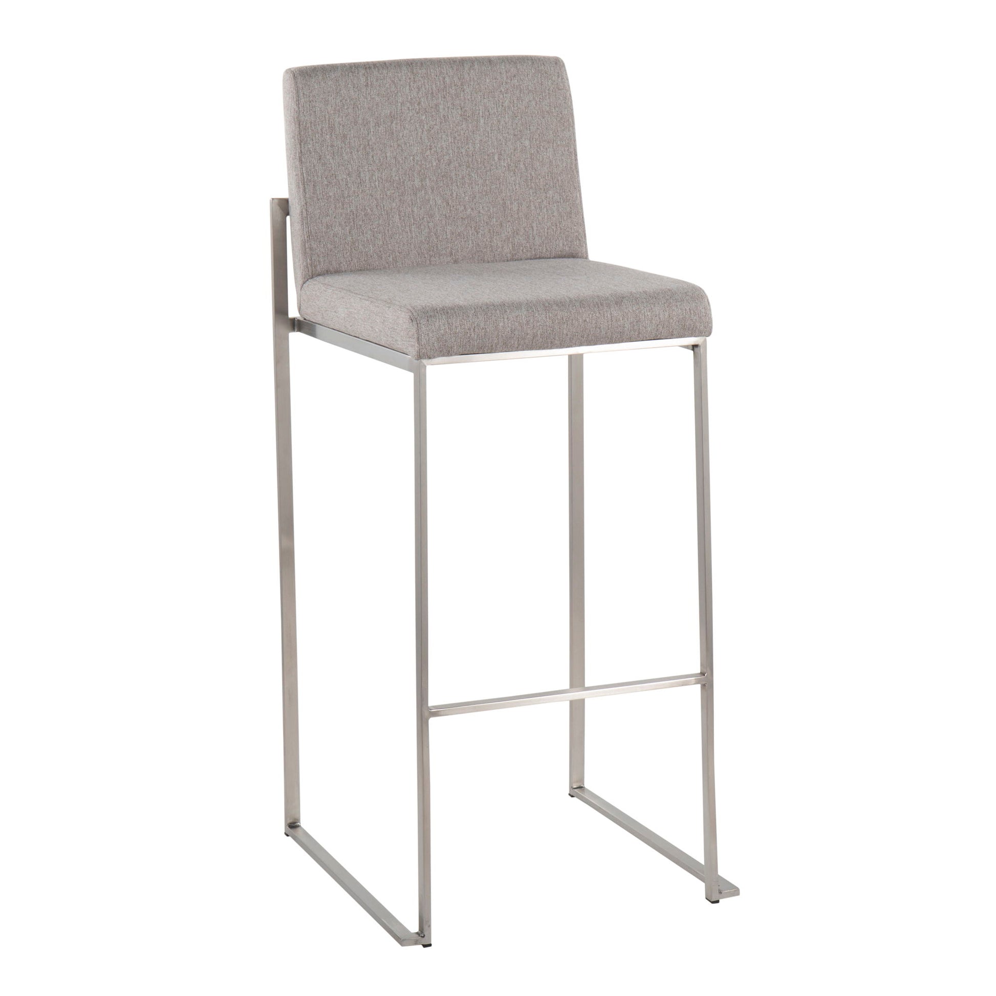 Fuji - Contemporary And Modern Elegance High Back Barstool - Best Buy Furniture
