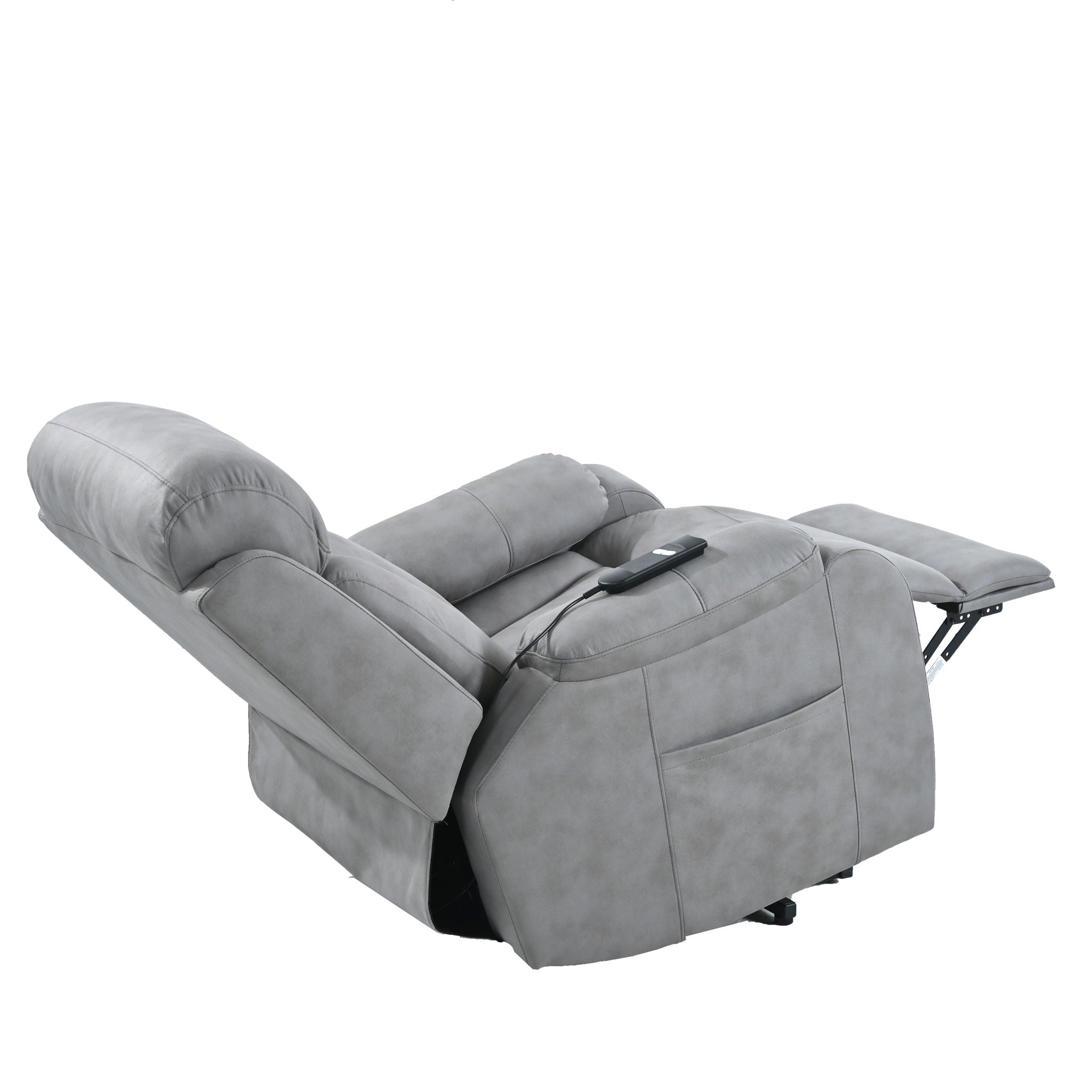Lift Chair Recliner For Elderly Power Remote Control Recliner Sofa Relax Soft Chair Anti-Skid Australia Cashmere Fabric Furniture Living Room - Best Buy Furniture
