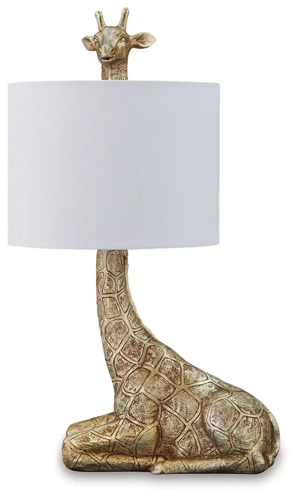 Ferrison - Poly Table Lamp - Gold Finish - Best Buy Furniture