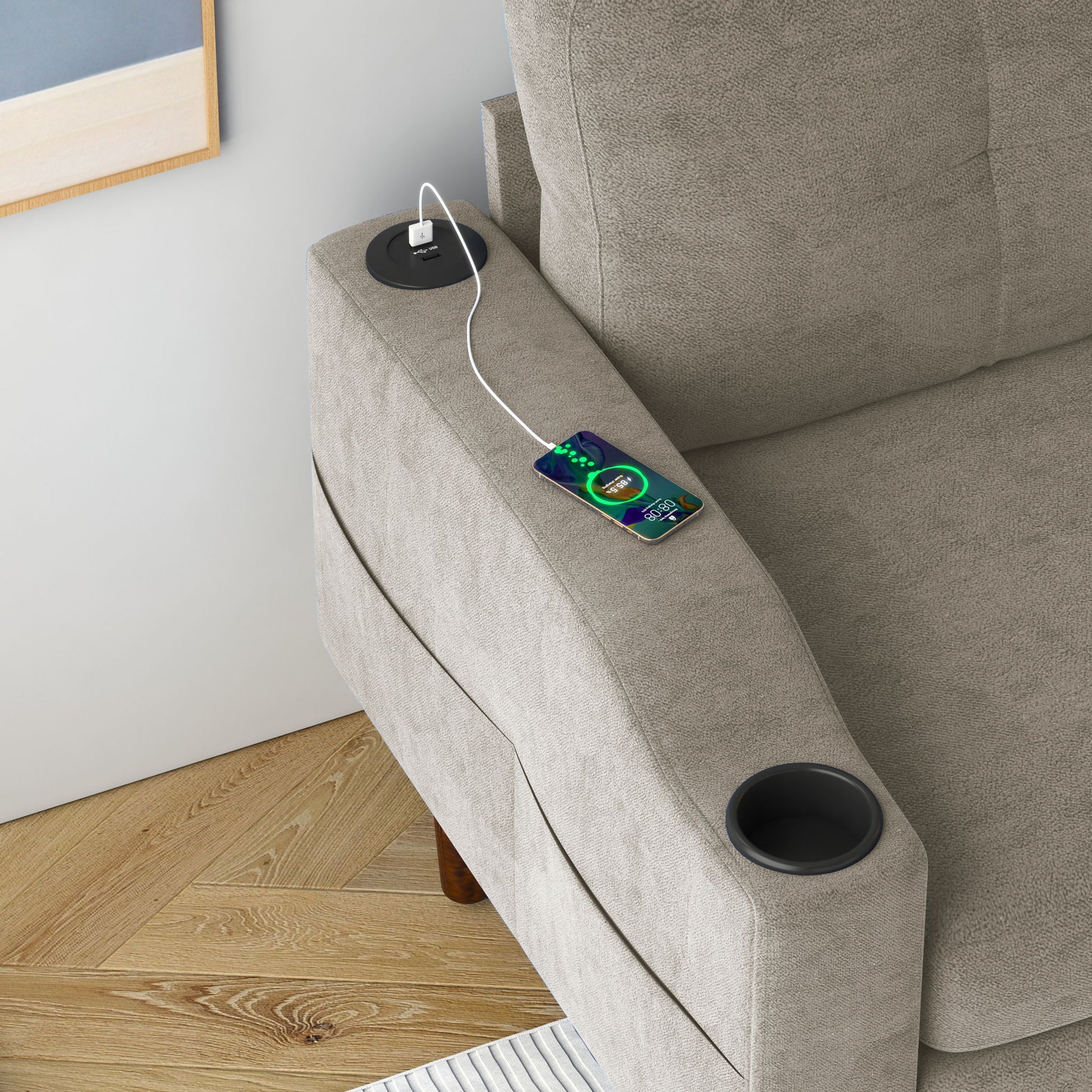 3 Seater Convertible Combination L Shaped Sofa With Footstools With Storage - Best Buy Furniture