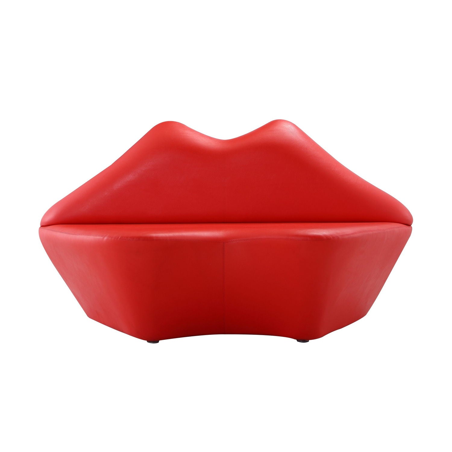 Kiss Loveseat Funky Lip Design - Red