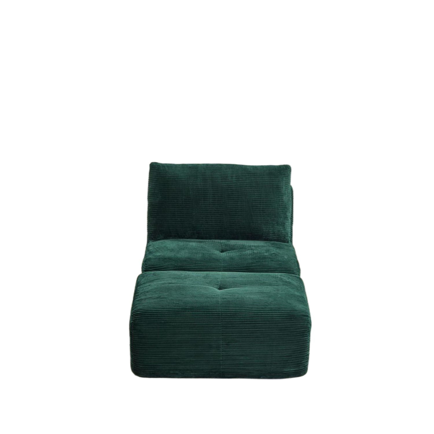 Single Chaise Longue With Movable Ottoman For Living Room - Best Buy Furniture