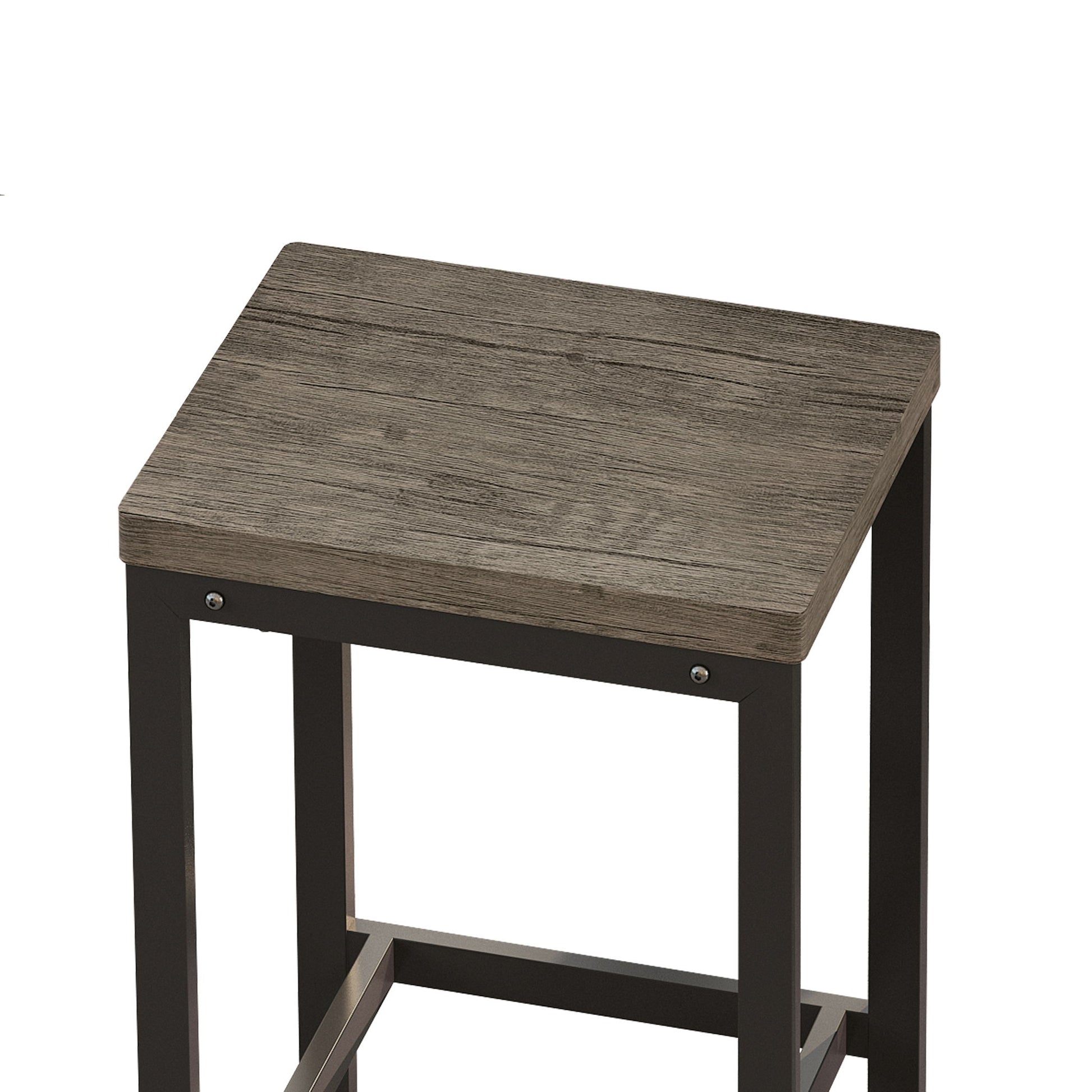 Modern Design Long Dining Table Set With 3 Stools - Best Buy Furniture