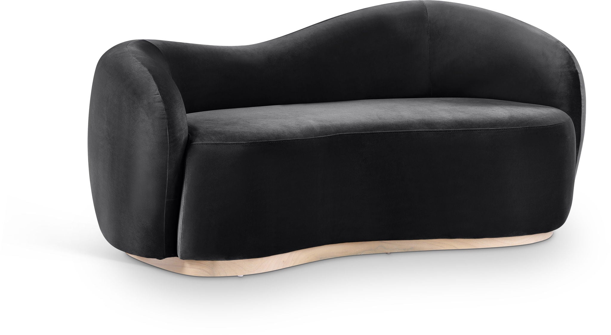 Gustavo - Velvet Upholstered Loveseat - Best Buy Furniture