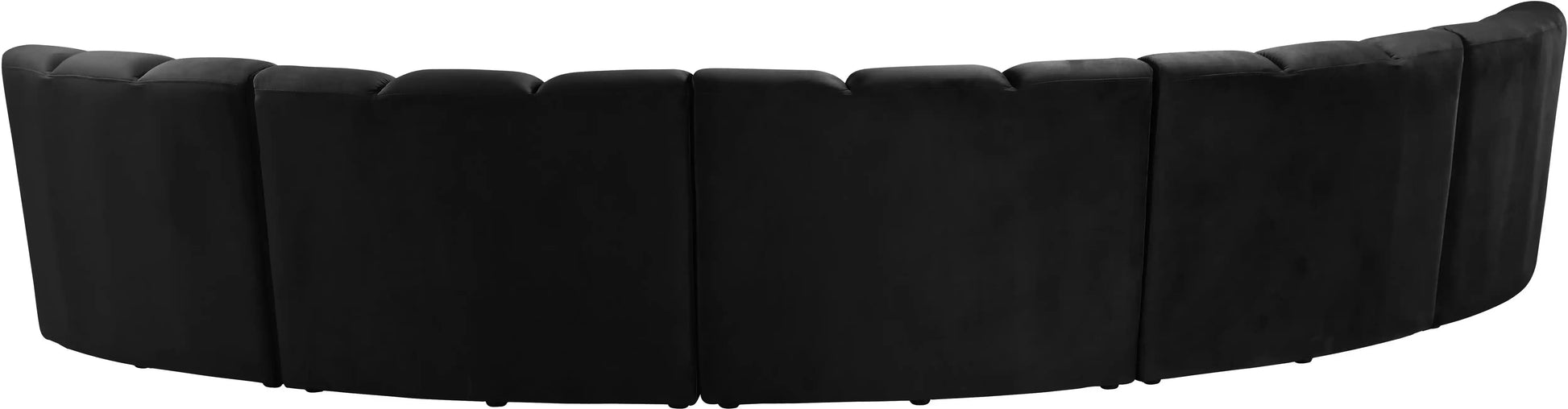 Infinity - 5 Piece Velvet Modular Sectional - Best Buy Furniture
