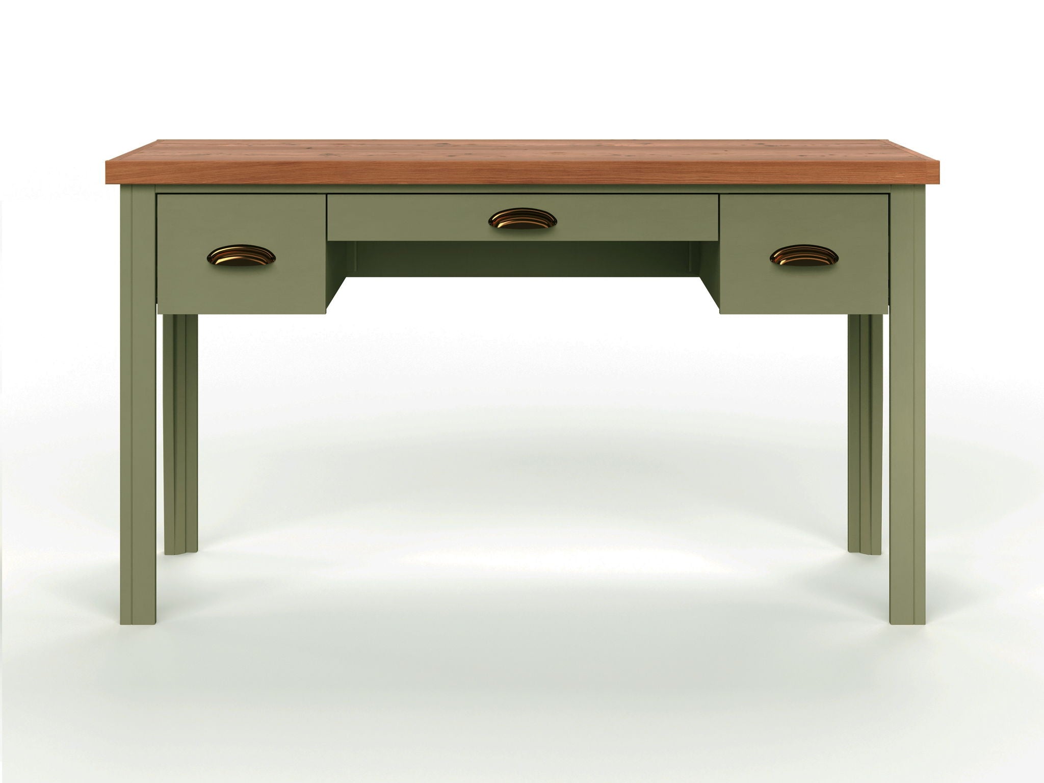 Vineyard - Writing Desk - Sage Green And Fruitwood - Best Buy Furniture