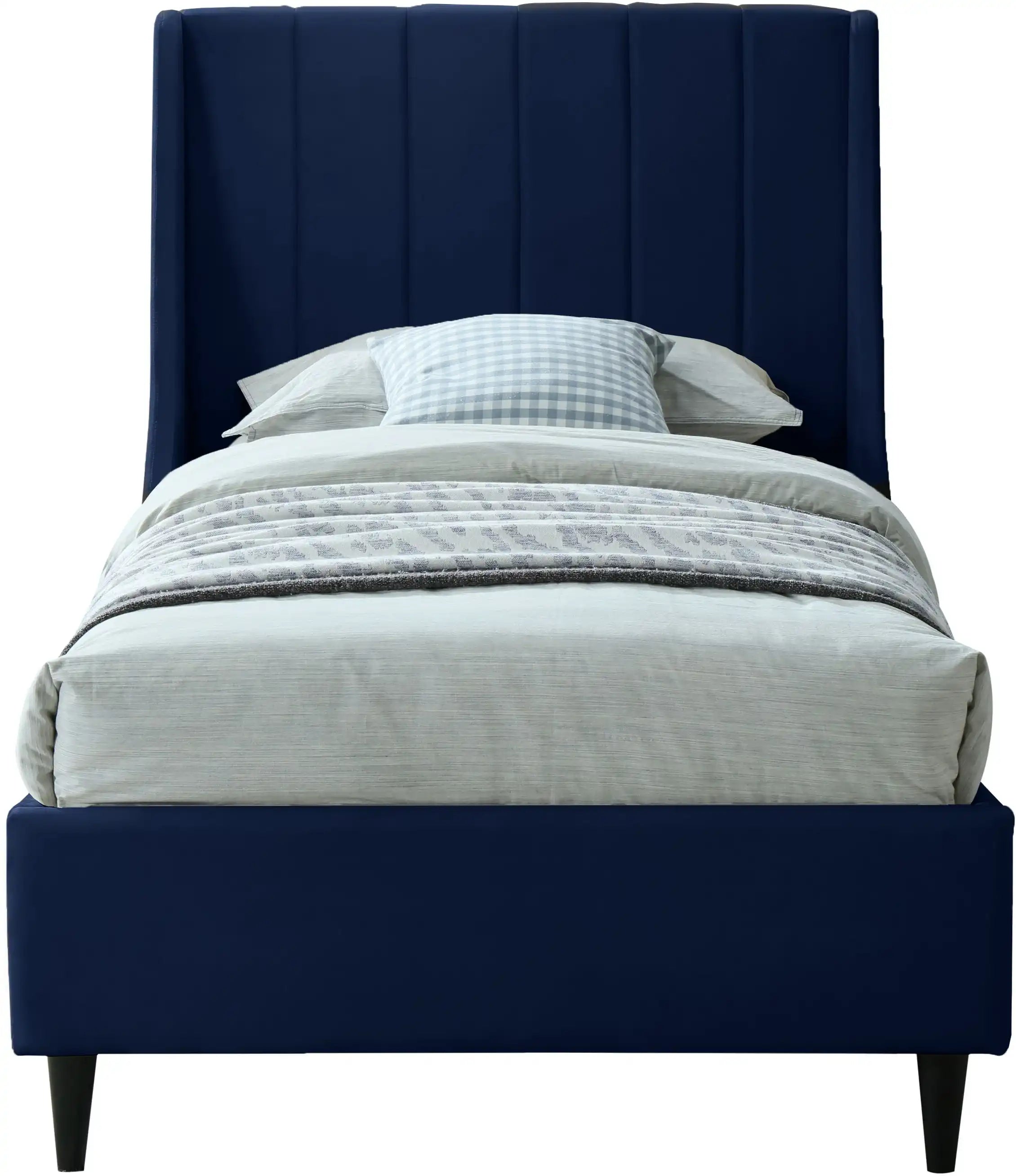 Eva - Velvet Bed - Best Buy Furniture