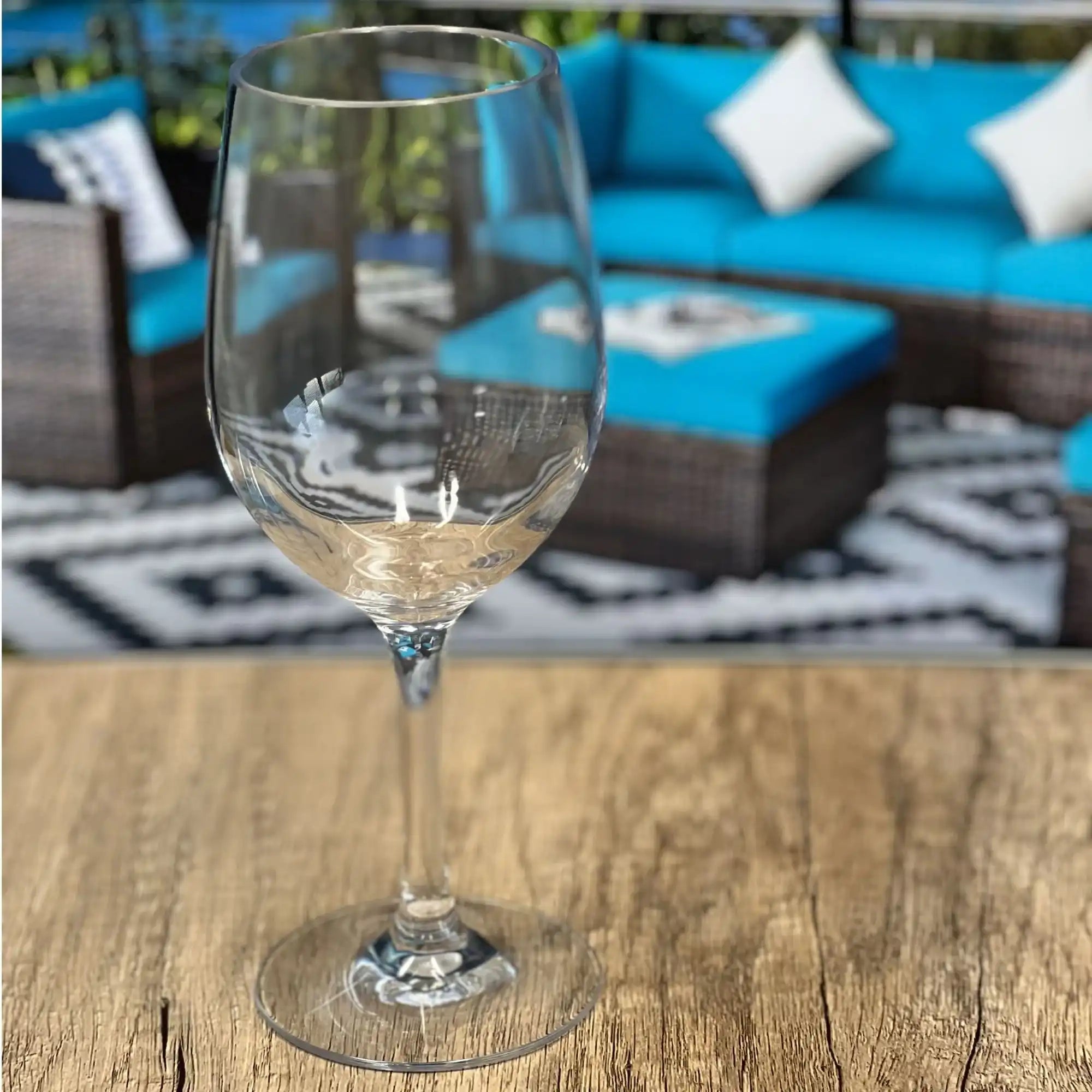 Leadingware Tritan Plastic Wine Glasses (Set of 4), Unbreakable, Bpa Free, 12Oz - Clear - Best Buy Furniture
