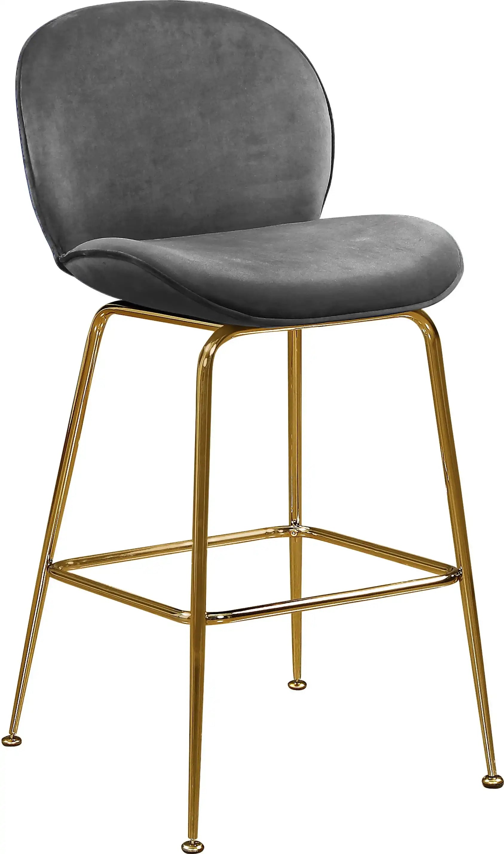 Paris - Stool with Gold Legs (Set of 2) - Best Buy Furniture