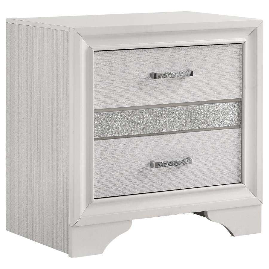 Miranda - 2-Drawer Nightstand - Best Buy Furniture