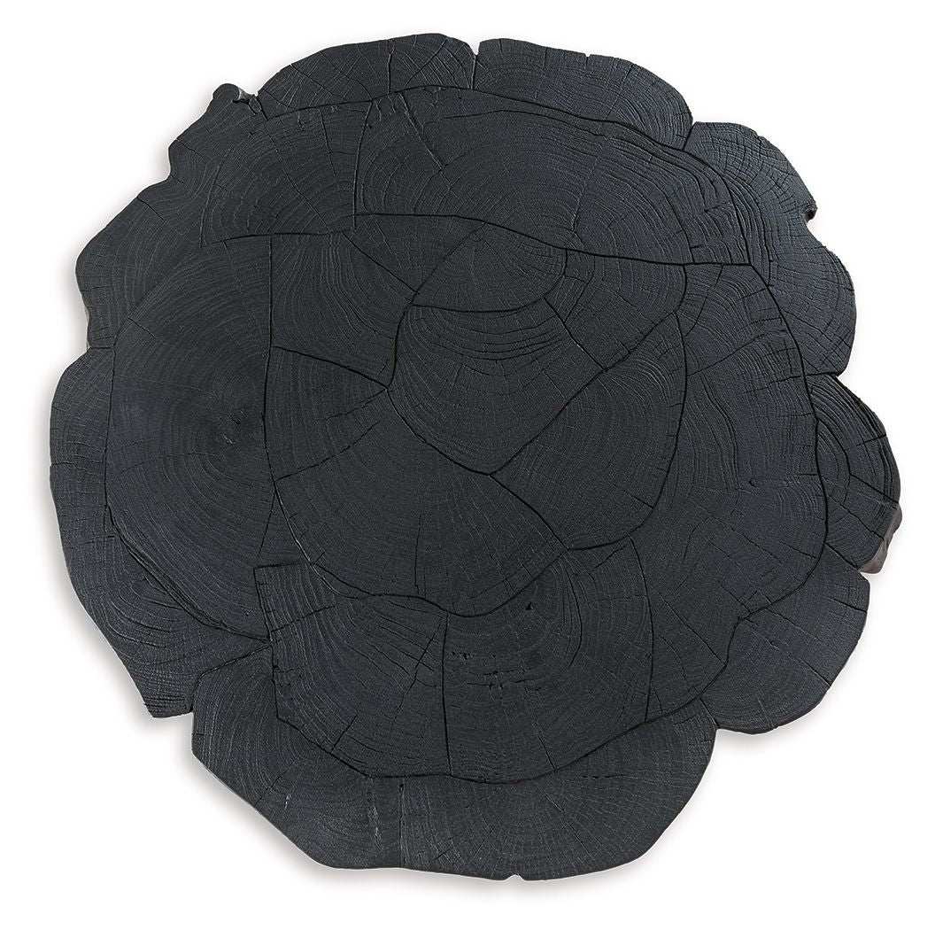 Wimbell - Round Cocktail Table - Black - Best Buy Furniture