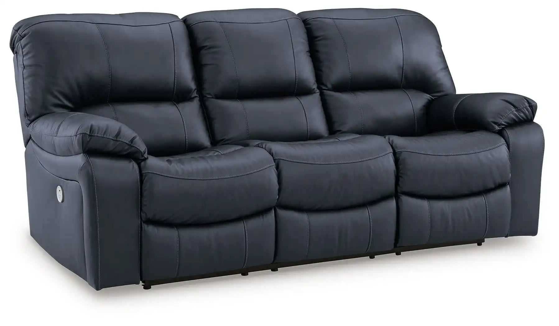 Leesworth - 3 Pc. - Power Reclining Sofa, Power Reclining Loveseat, Power Rocker Recliner - Ocean - Best Buy Furniture