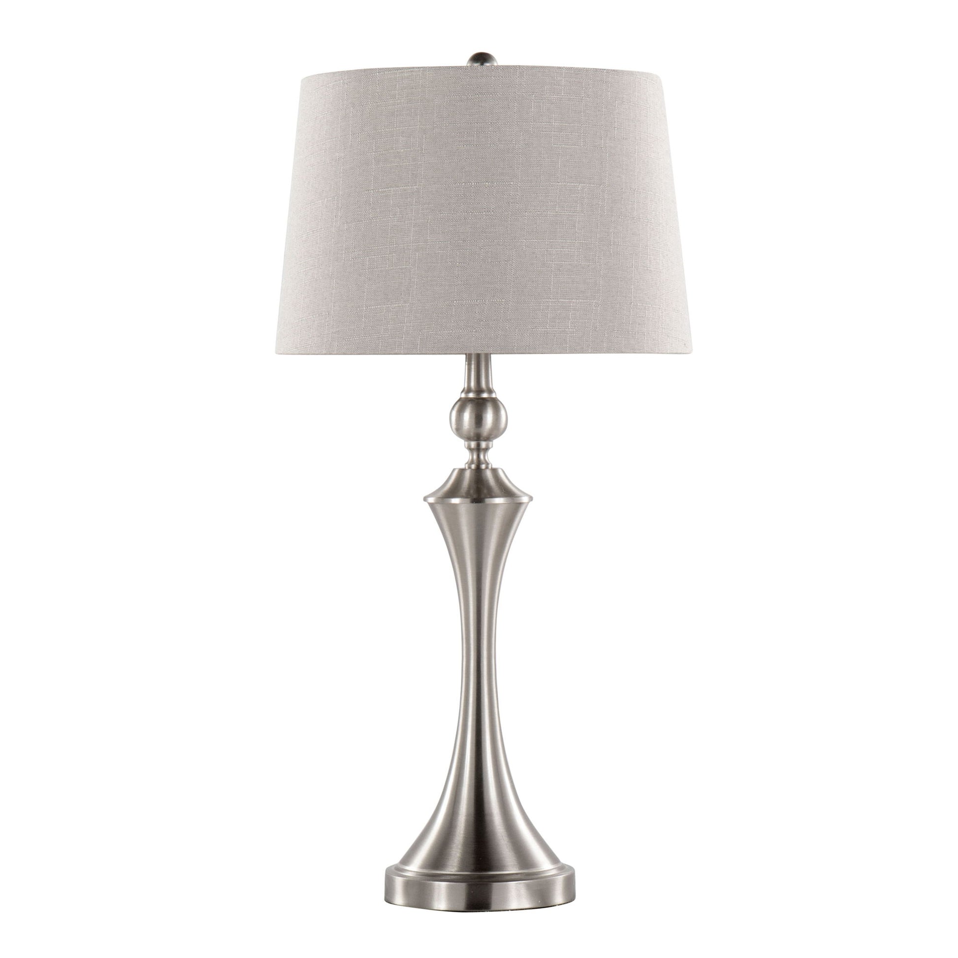 Flint - Contemporary Table Lamp Built In USB Port (Set of 2) - Best Buy Furniture