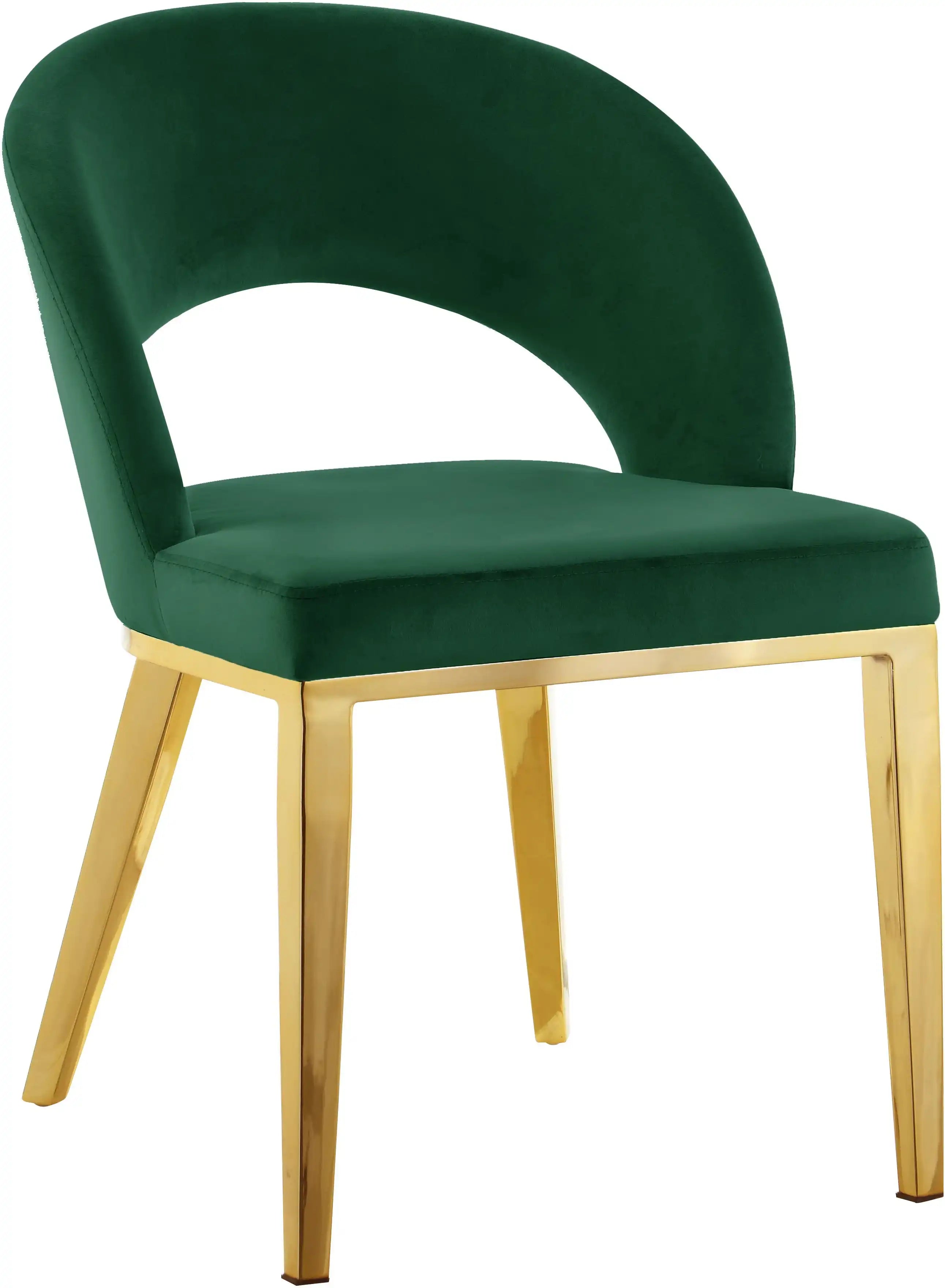 Roberto - Dining Chair with Gold Legs - Best Buy Furniture