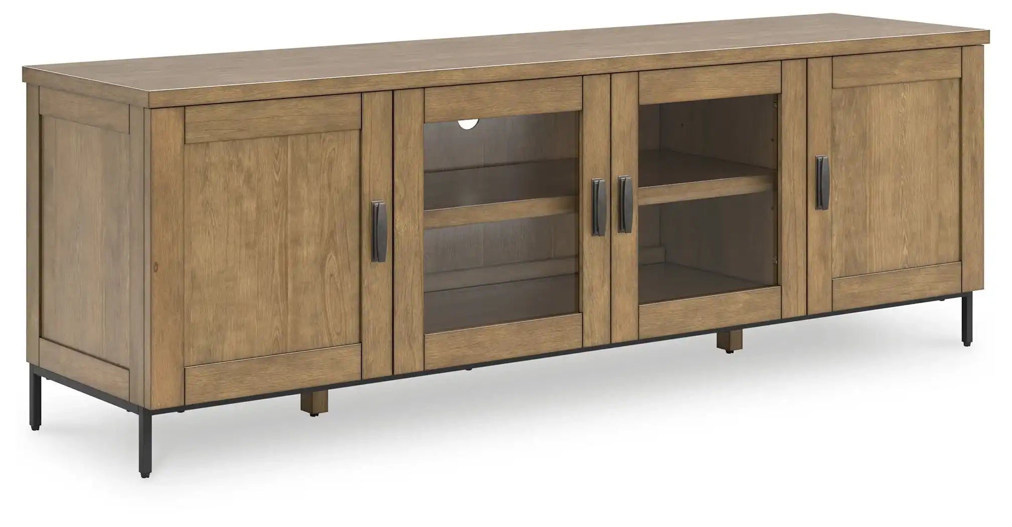 Torlanta - Extra Large TV Stand - Brown - Best Buy Furniture
