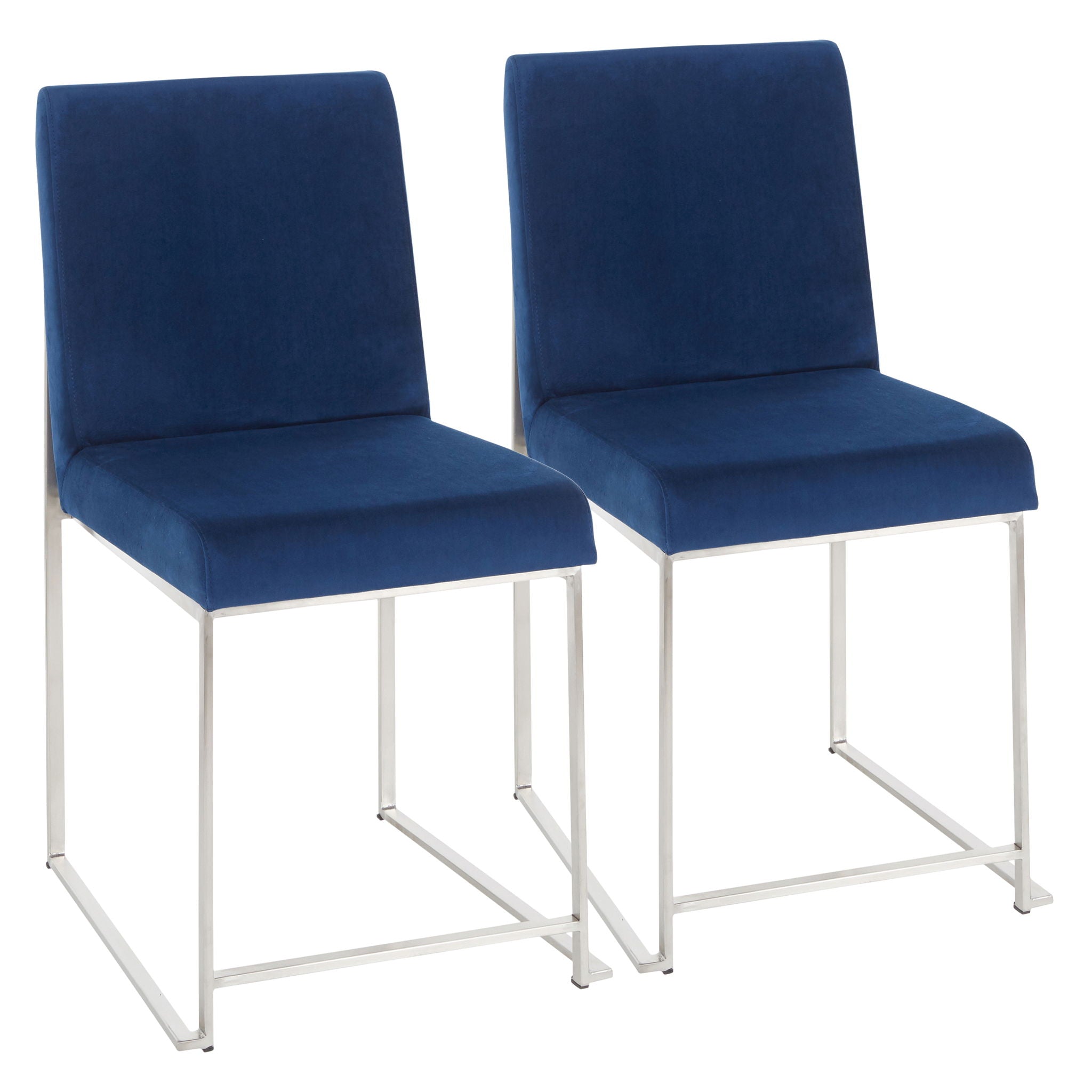 Fuji - Contemporary Modern Elegance High Back Dining Chair (Set of 2) - Best Buy Furniture