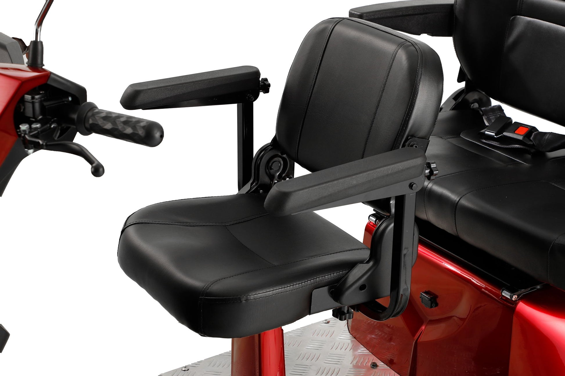 Electric Mobility Recreational Travel Scooter For Adults, Mobility Scooters, 4 Wheel Powered Mobility Scooters - Red - Best Buy Furniture