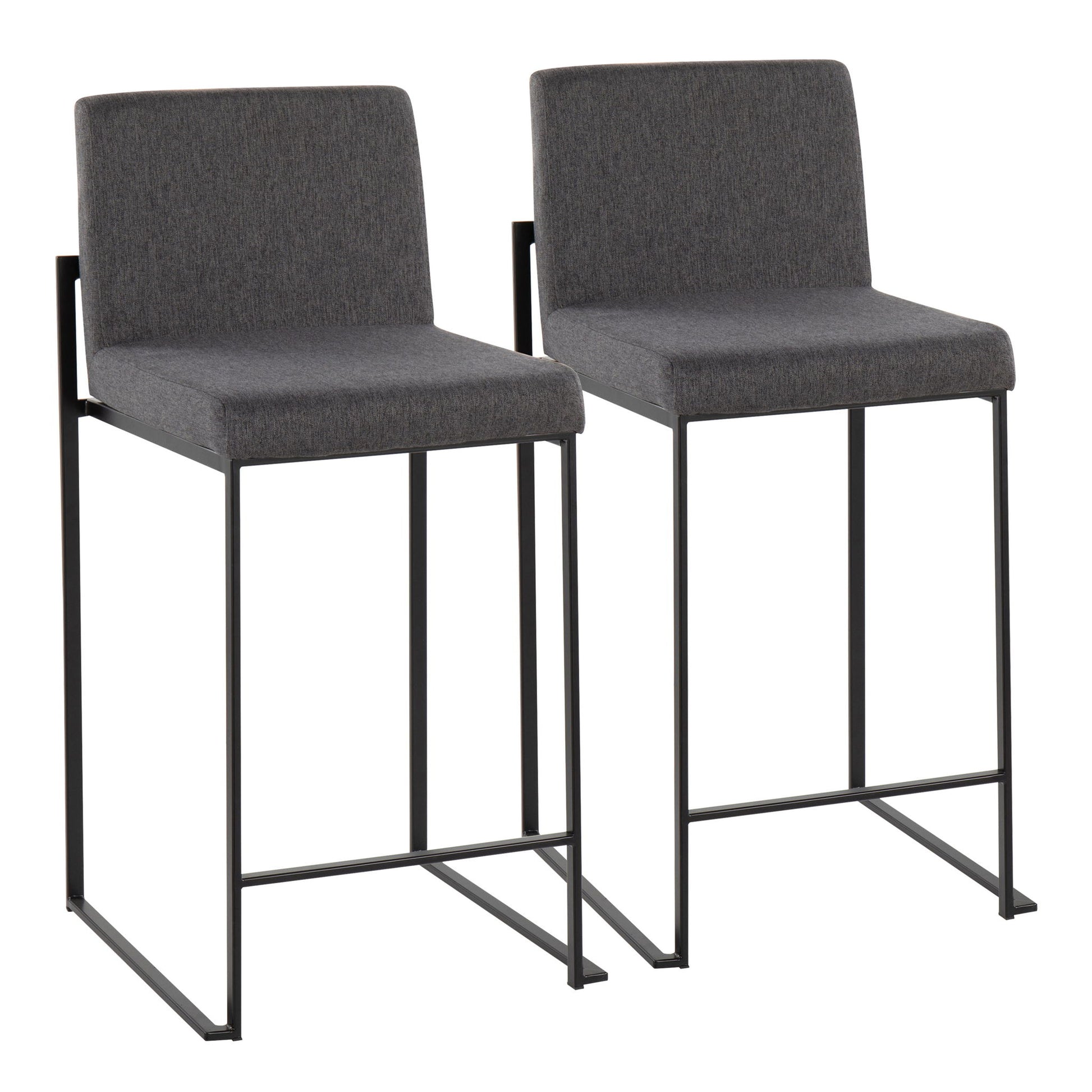 Fuji - Contemporary Modern Elegance, High Back Counter Stool - Best Buy Furniture