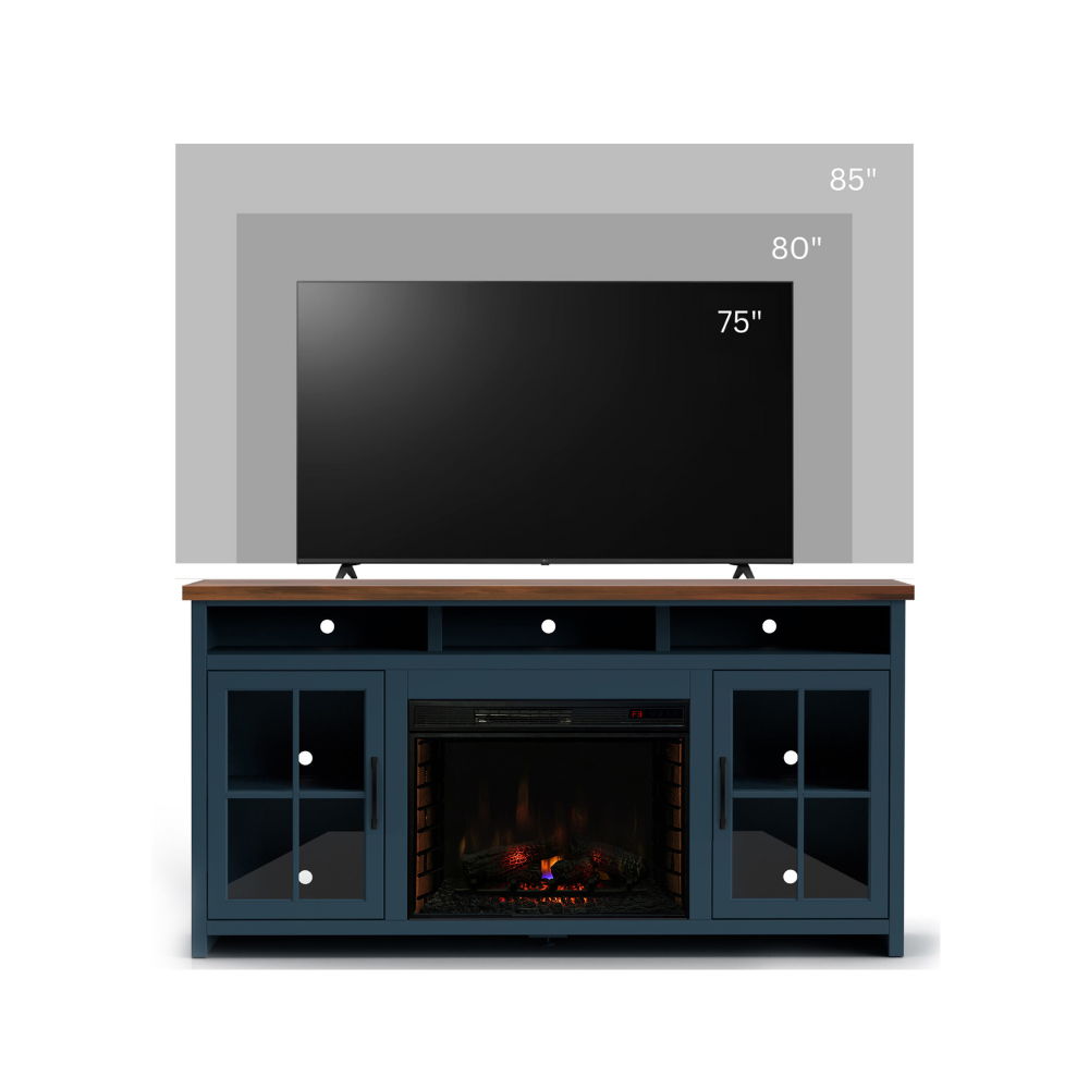 Nantucket - 74" Fireplace TV Stand Console - Best Buy Furniture