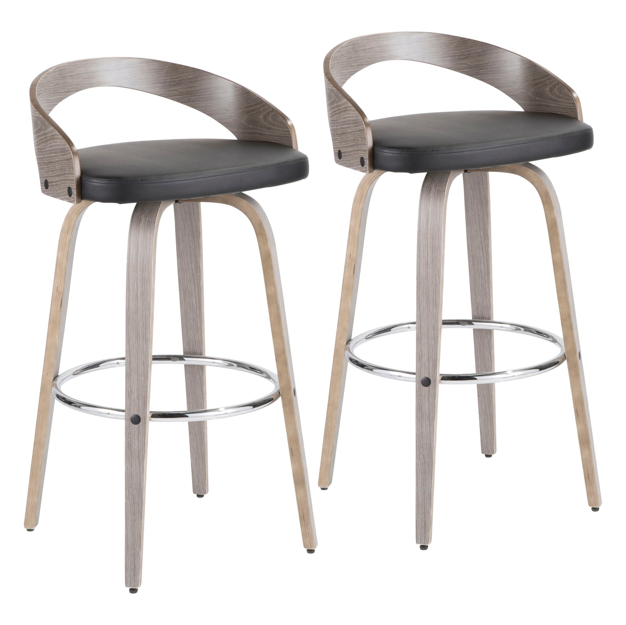 Grotto - Mid-Century Modern Stool (Set of 2) - Best Buy Furniture