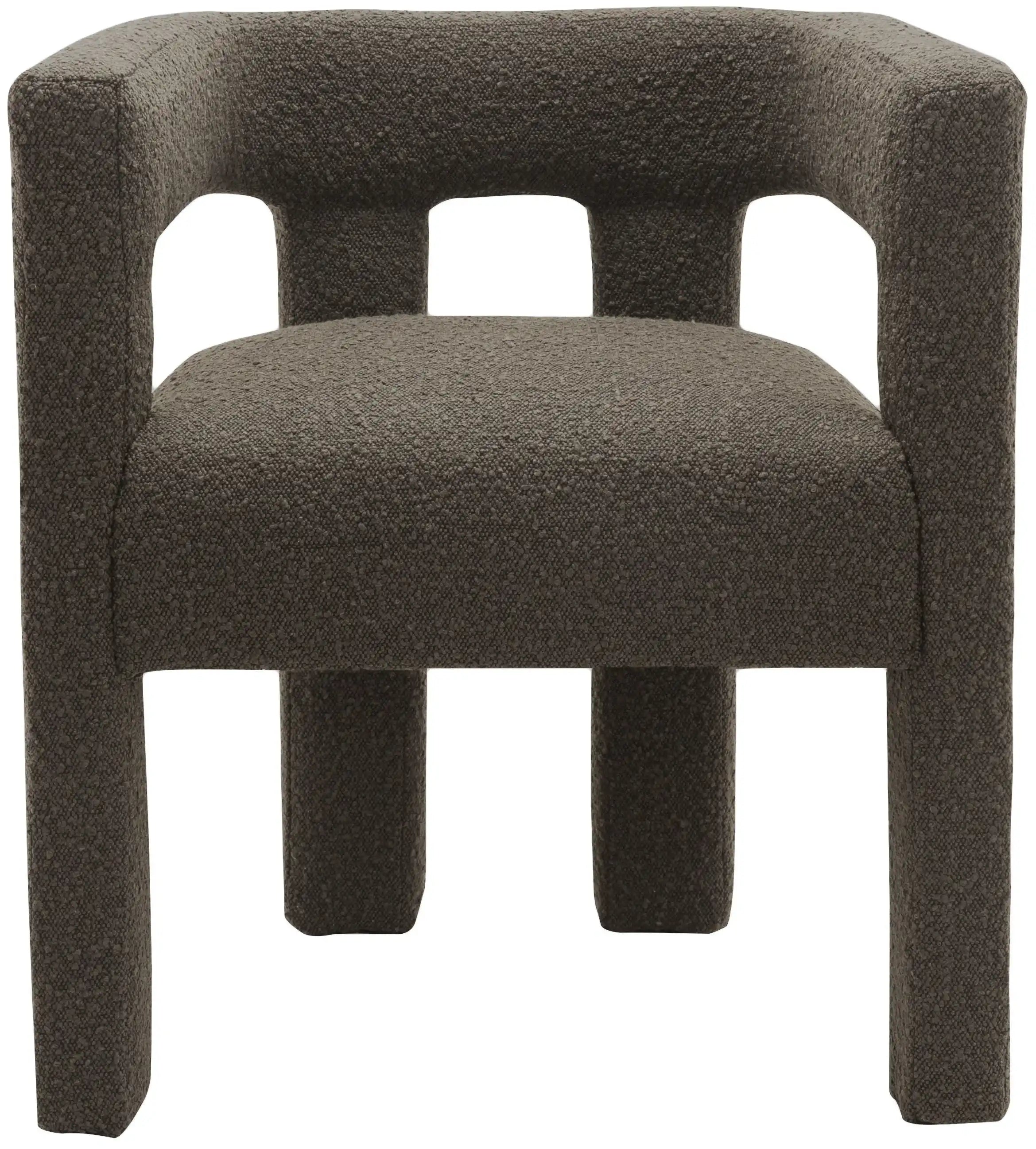 Athena - Boucle Fabric Dining Chair - Best Buy Furniture