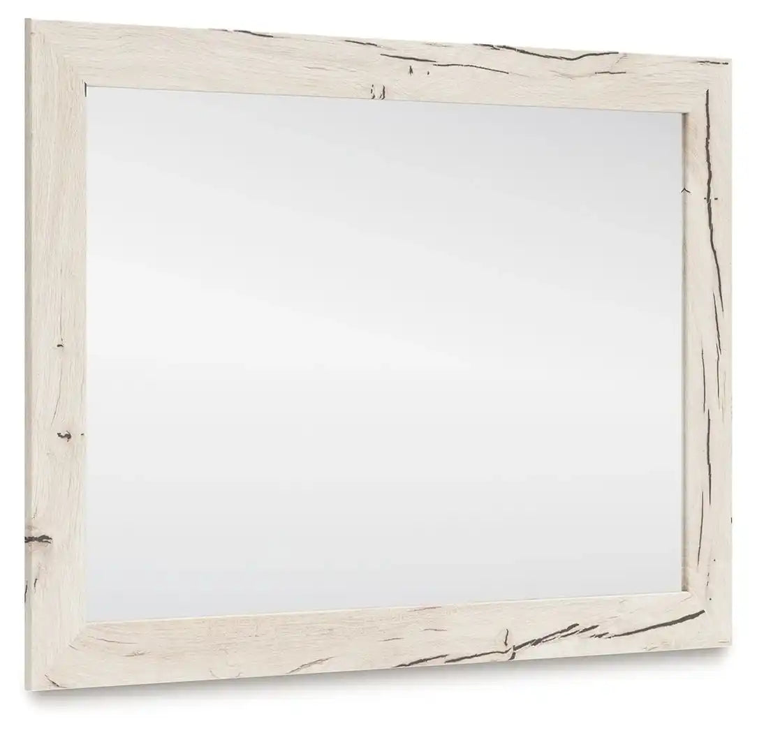 Lawroy - Bedroom Mirror - Light Natural - Best Buy Furniture