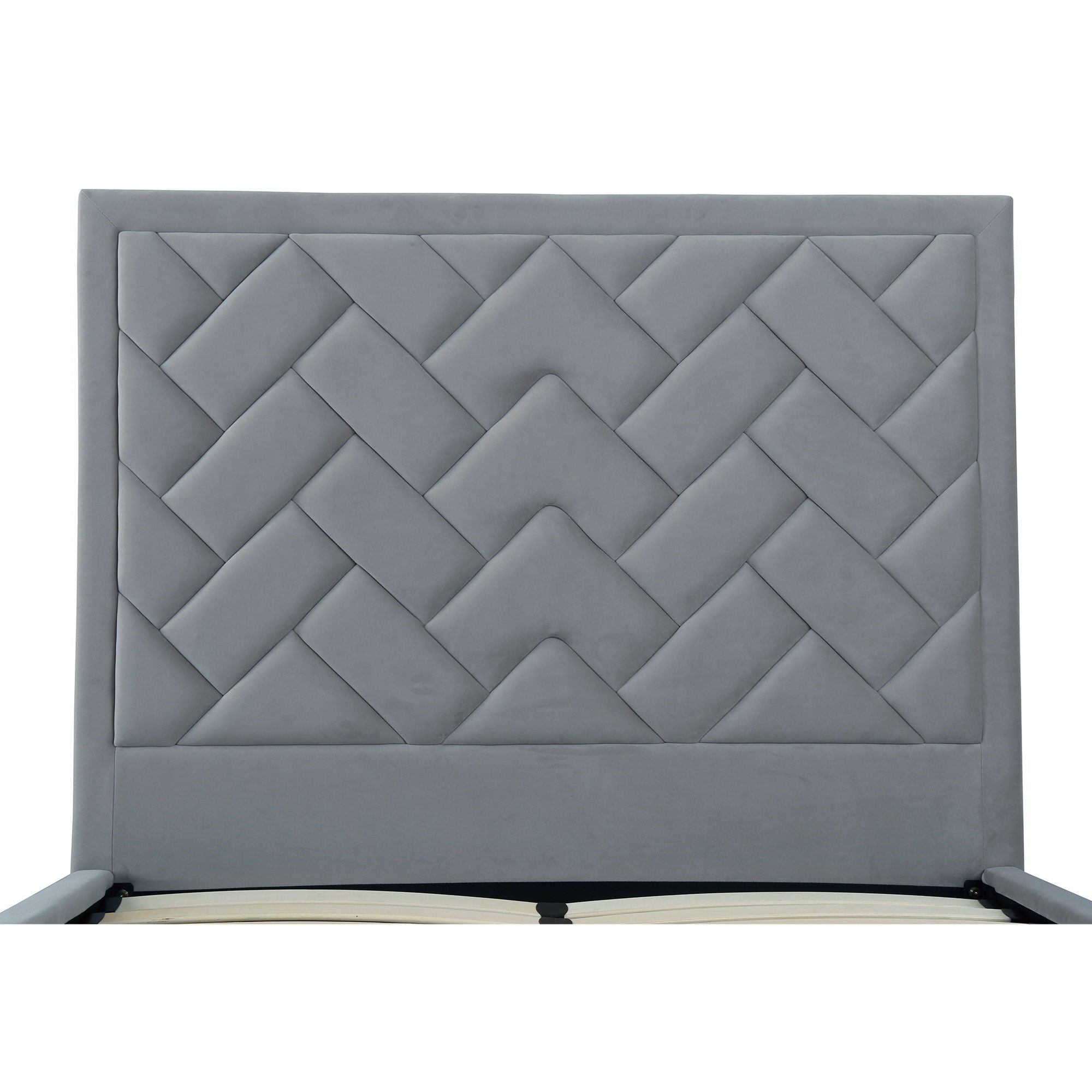 Crosby - Bed With Upholstered Headboard And Slats