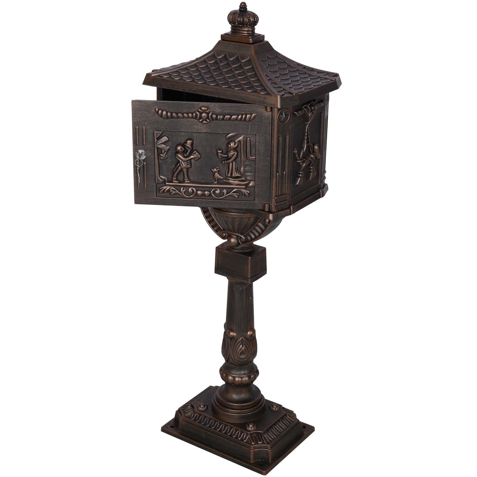 Cast Aluminum Mail Box, Postal Box, Mailbox - Best Buy Furniture