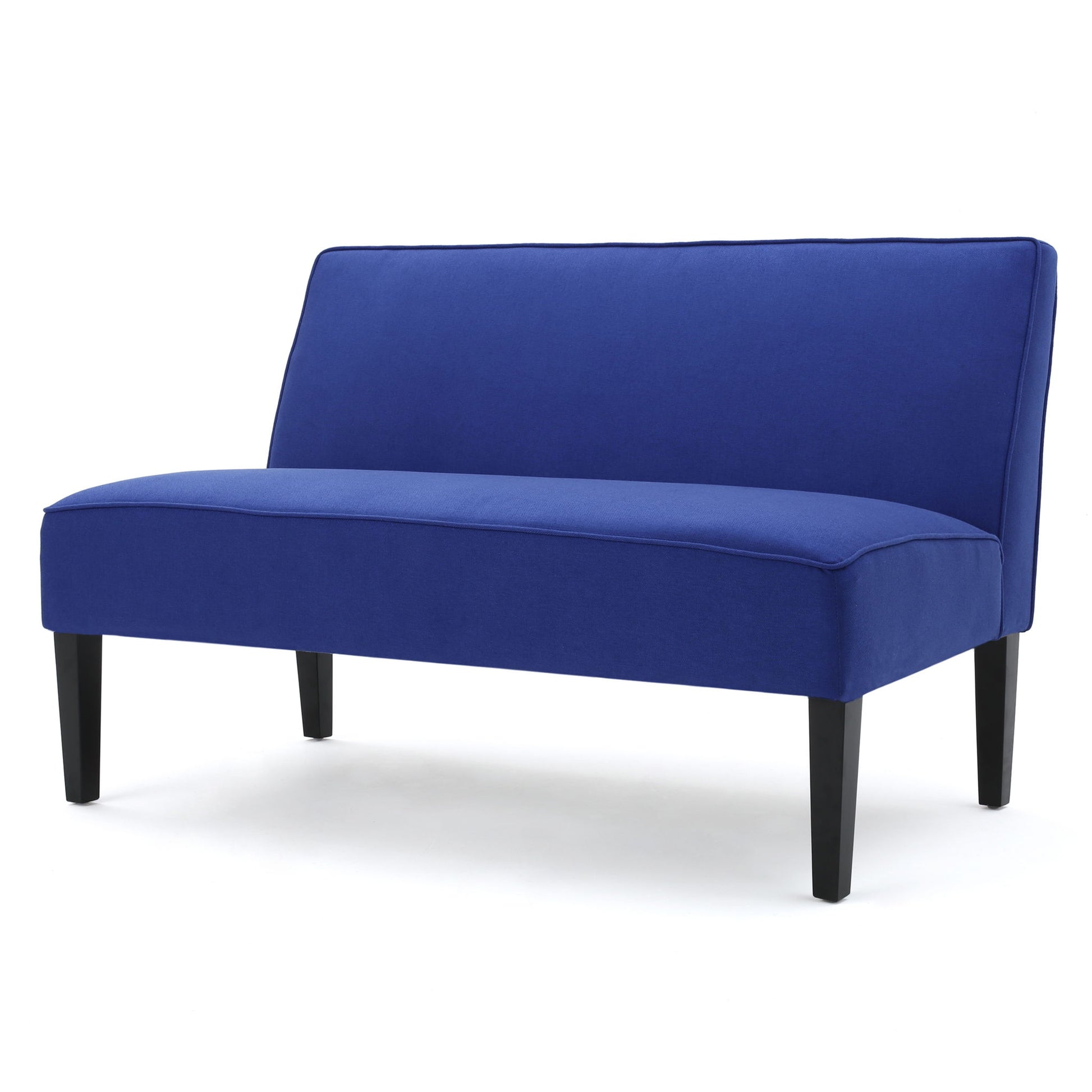 Contemporary Loveseat With Upholstered Fabric And Birch Wood Legs - Best Buy Furniture
