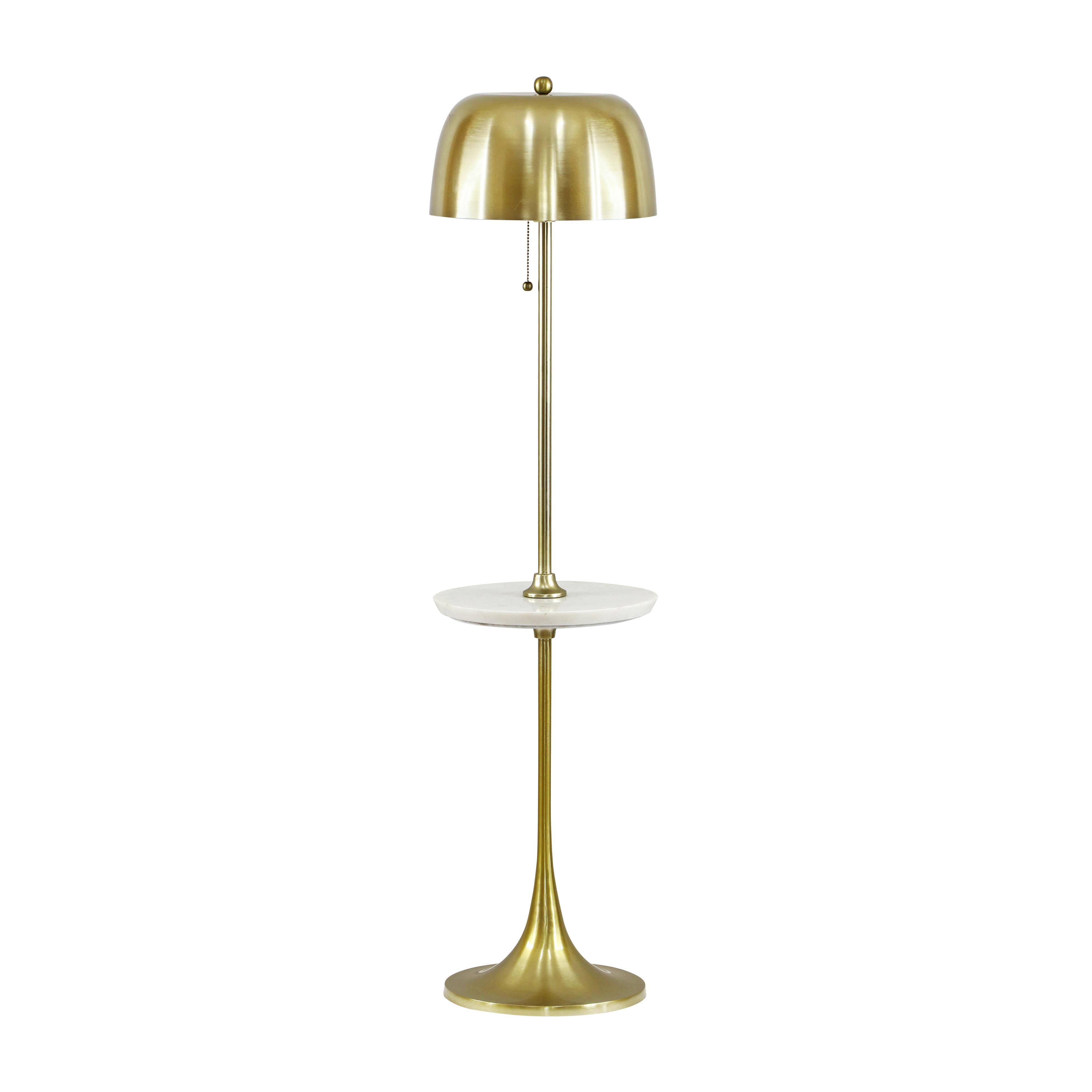 Sienna - Floor Lamp - Antique Brass - Best Buy Furniture