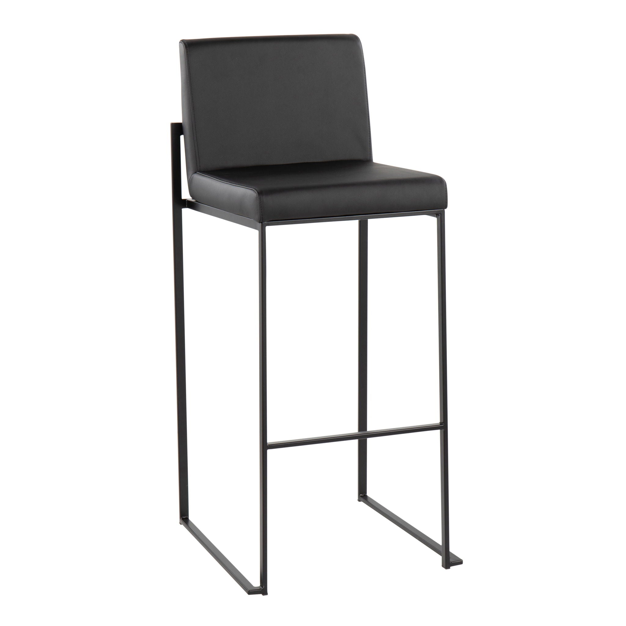 Fuji - Contemporary High Back Barstool Elegant Design - Best Buy Furniture