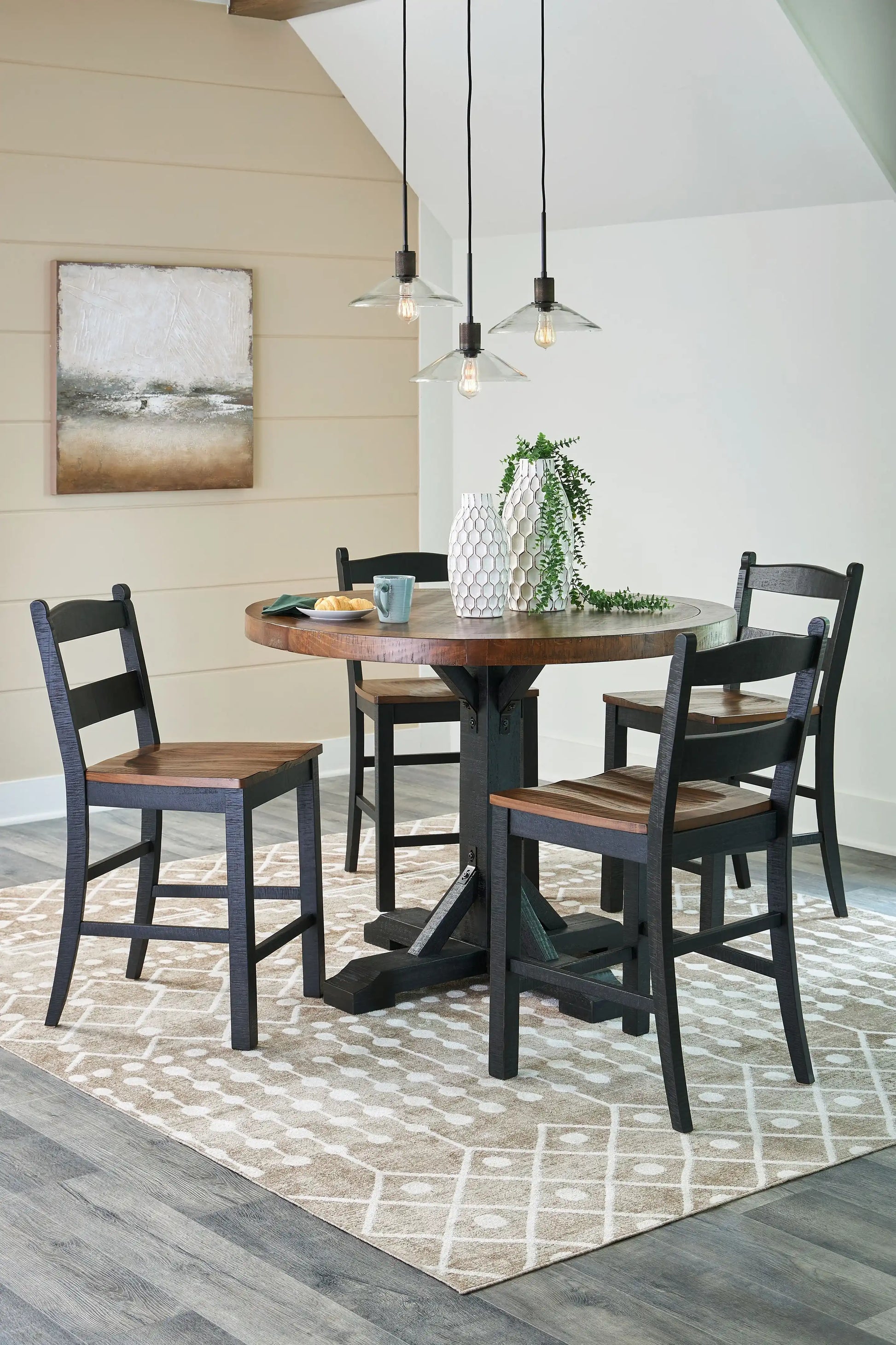 Valebeck - Counter Height Dining Room Set - Best Buy Furniture