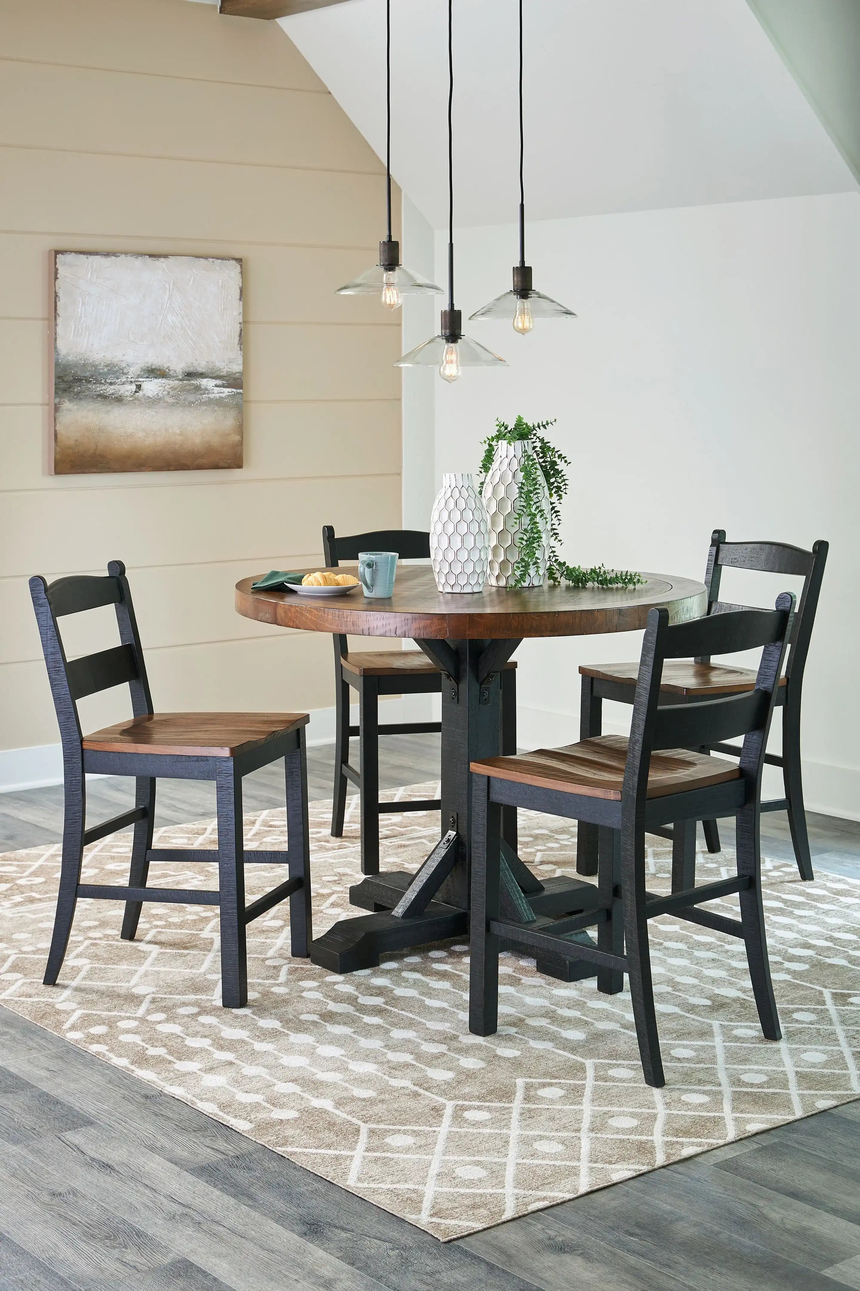 Valebeck - Counter Height Dining Room Set - Best Buy Furniture