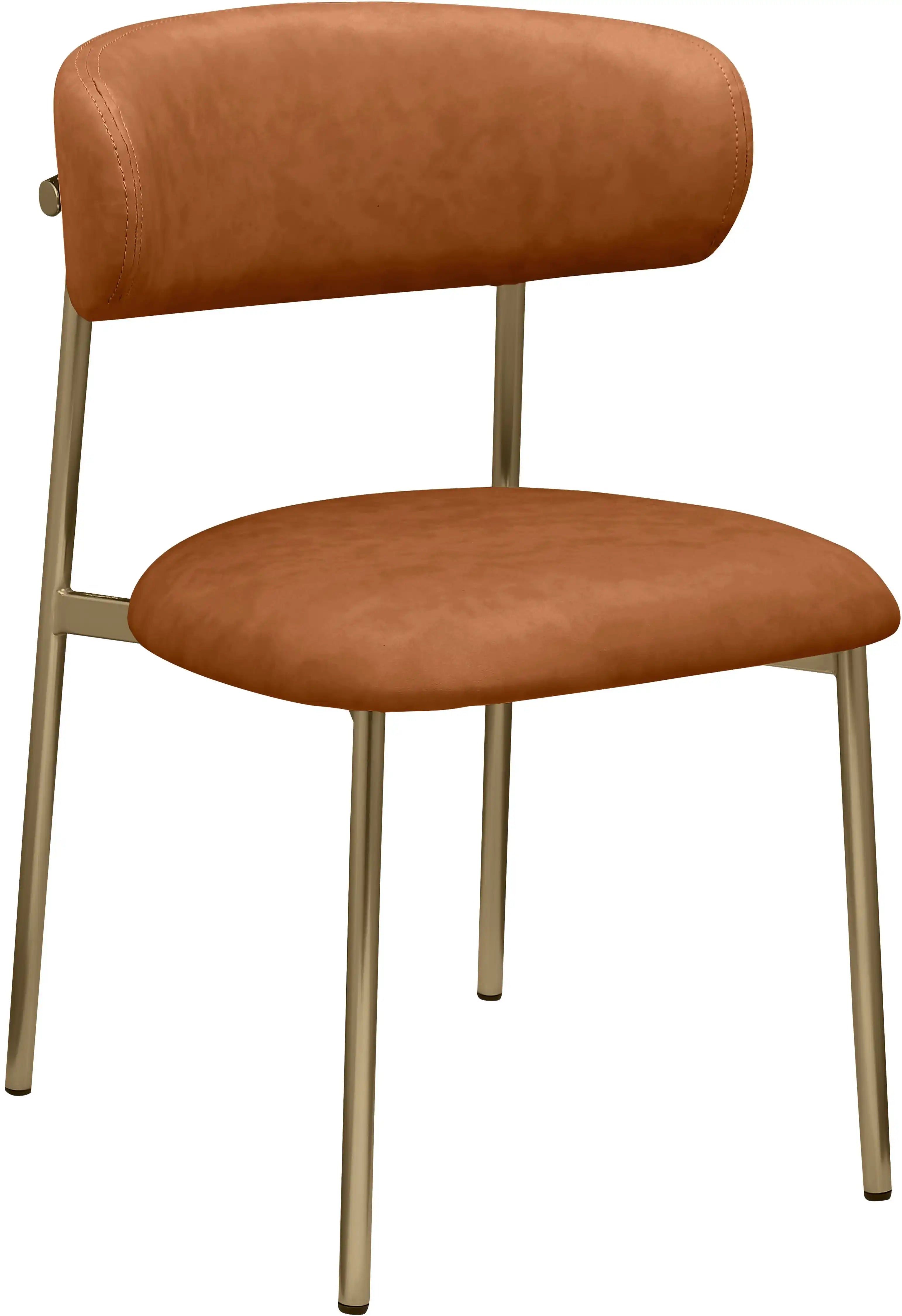 Lupita - Dining Chair With Brushed Gold Legs(Set of 2) - Best Buy Furniture