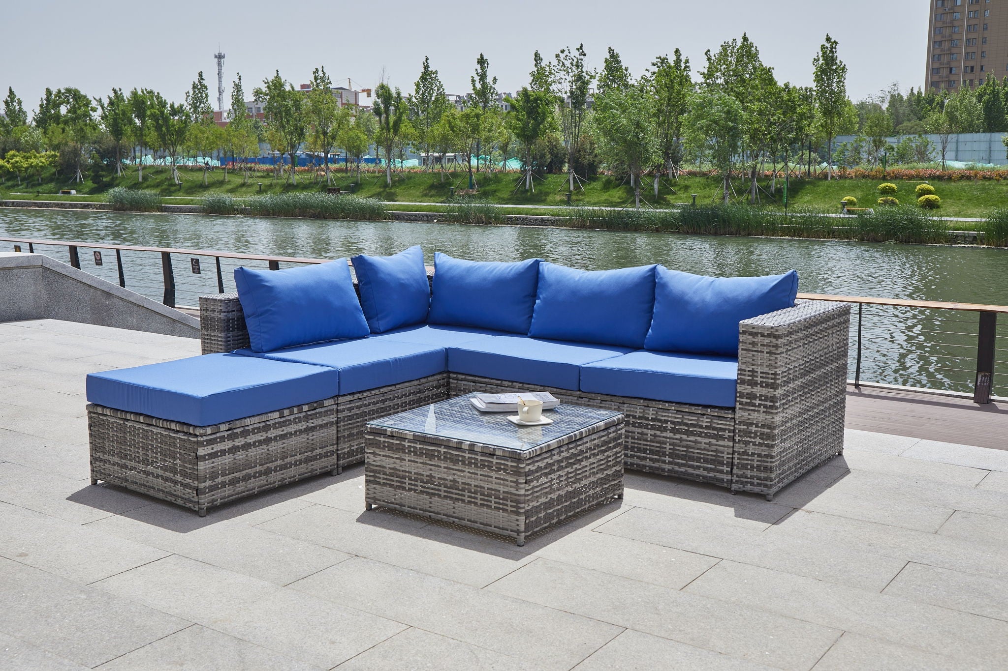 Patio Sofa With Cushions - Best Buy Furniture