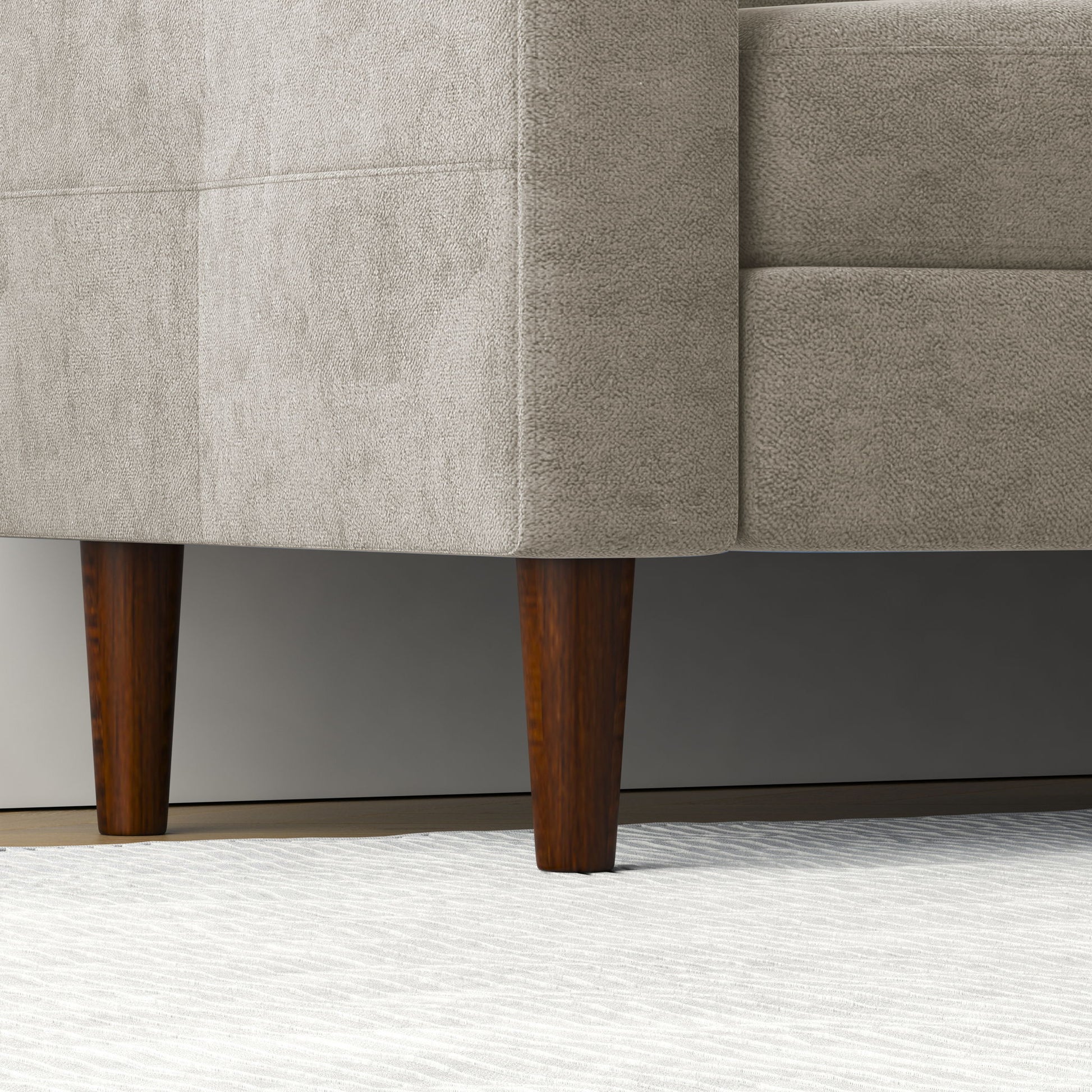 3 Seater Convertible Combination L Shaped Sofa With Footstools With Storage - Best Buy Furniture