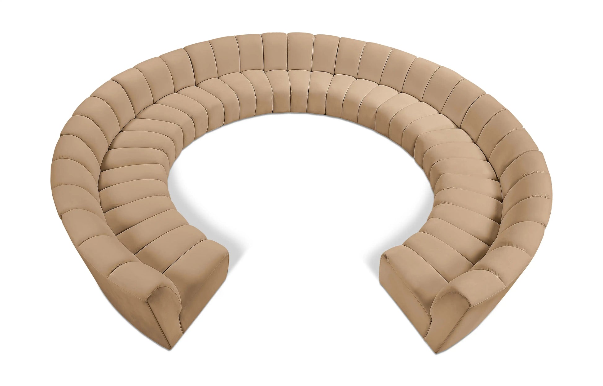Infinity - 11 Piece Modular Sectional - Camel - Best Buy Furniture