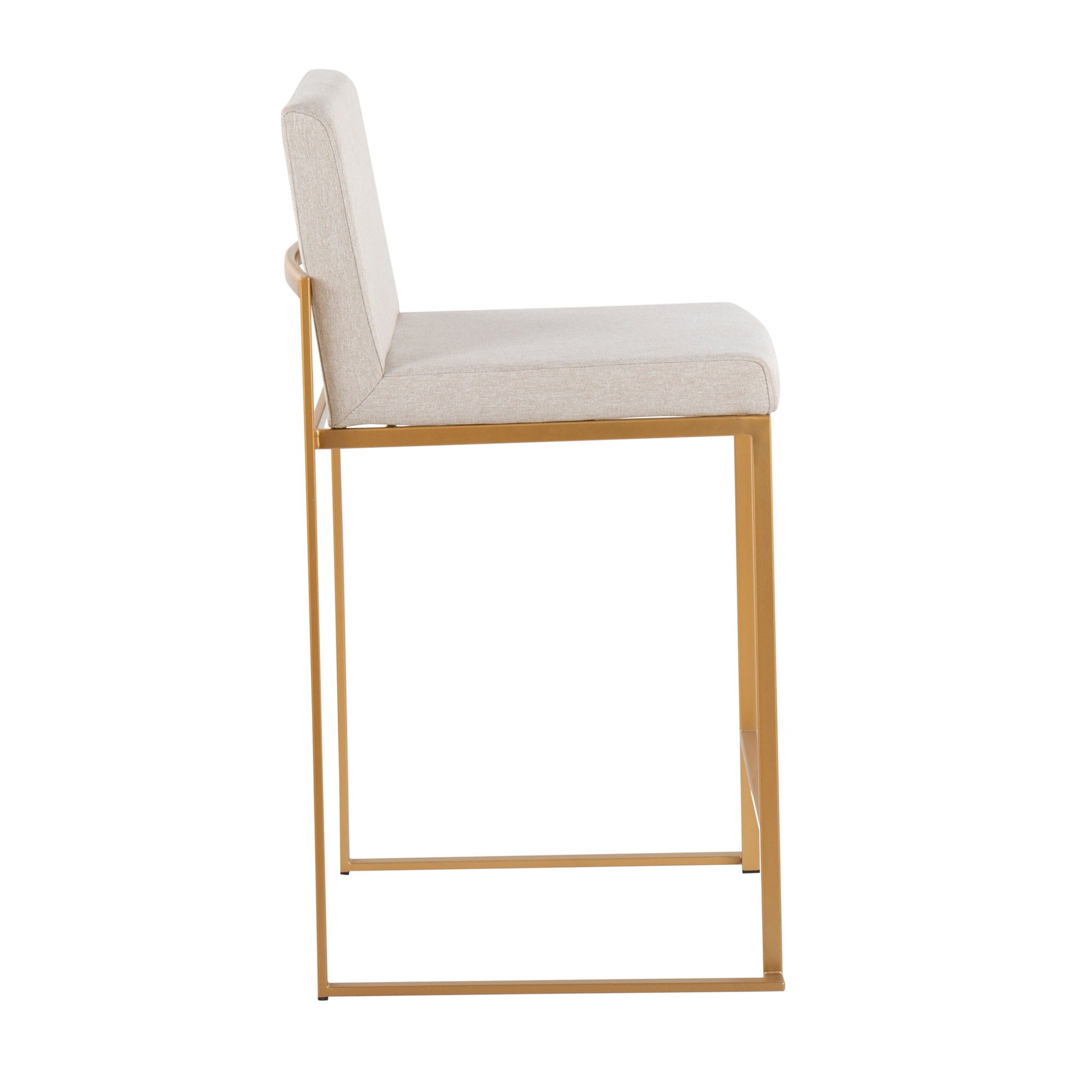 Fuji - Contemporary High Back Stylish Counter Stool - Best Buy Furniture