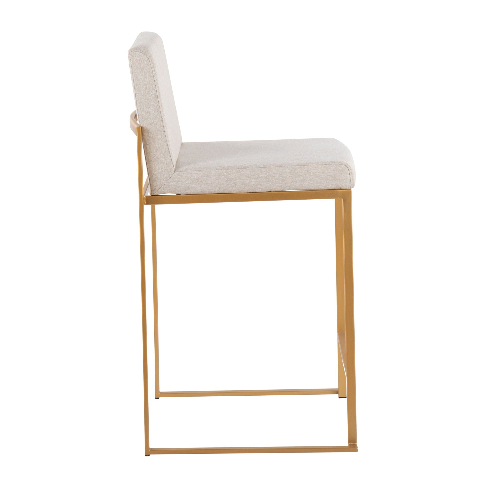 Fuji - Contemporary High Back Stylish Counter Stool - Best Buy Furniture