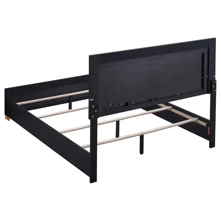 Marceline - Wood LED Panel Bed - Best Buy Furniture