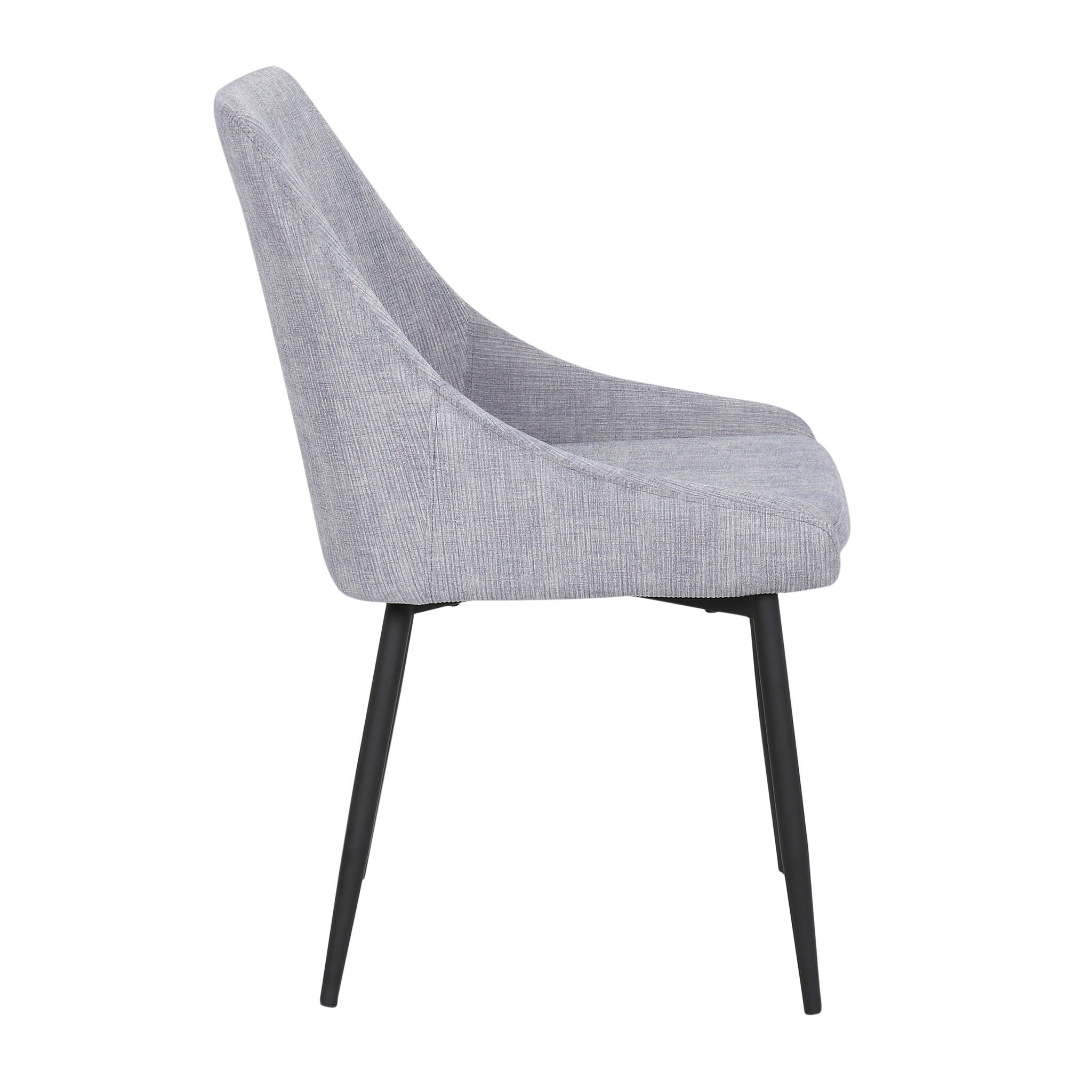 Diana - Contemporary Chair (Set of 2) - Black / Gray - Best Buy Furniture