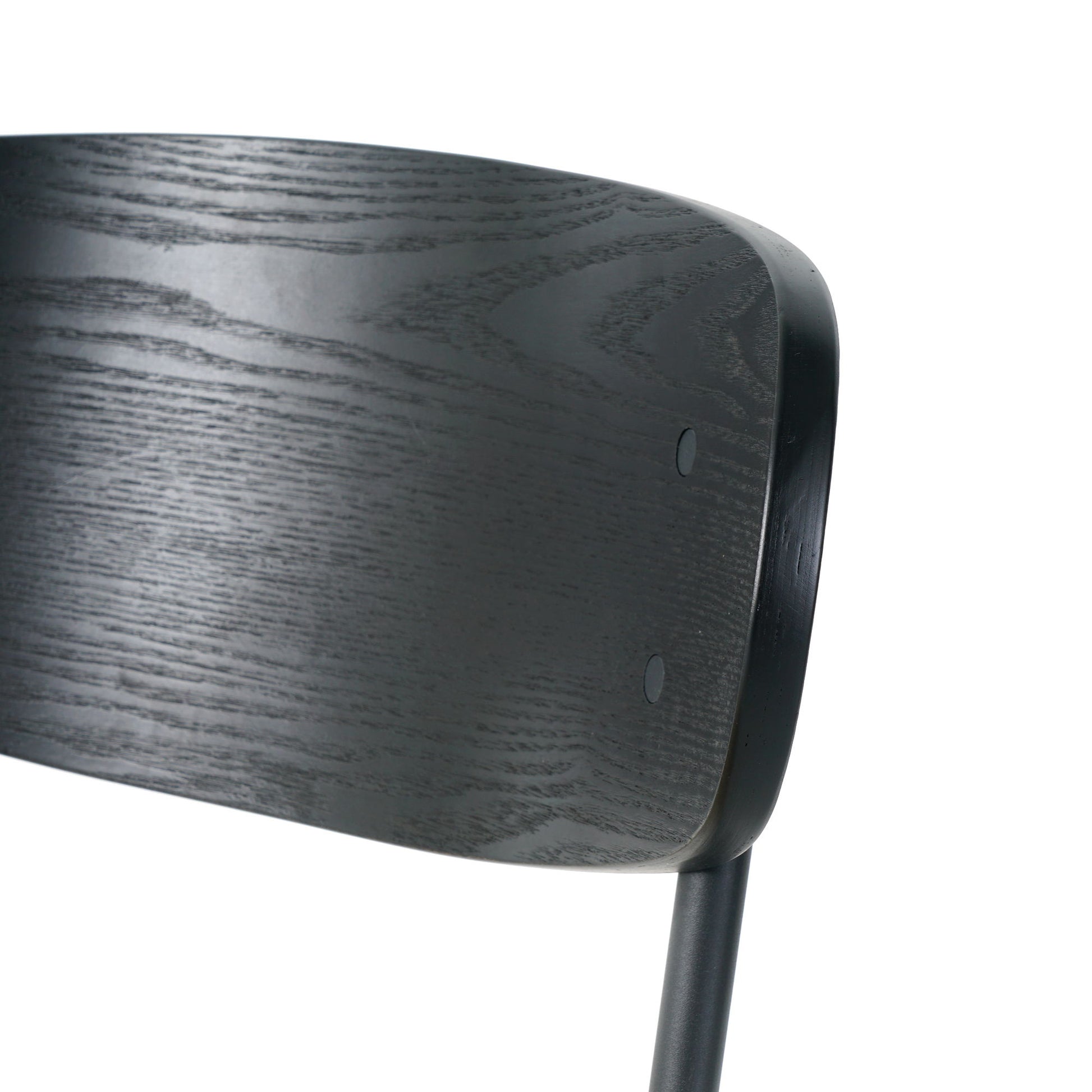 Modern Bentwood Dining Chair, Metal Legs, Ash Veneer Back, (Set of 2) - Cream - Best Buy Furniture