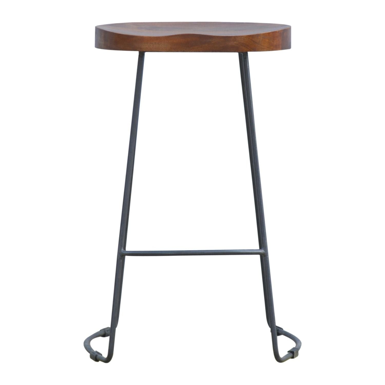 Industrial Chunky Bar Stool - Chestnut - Best Buy Furniture