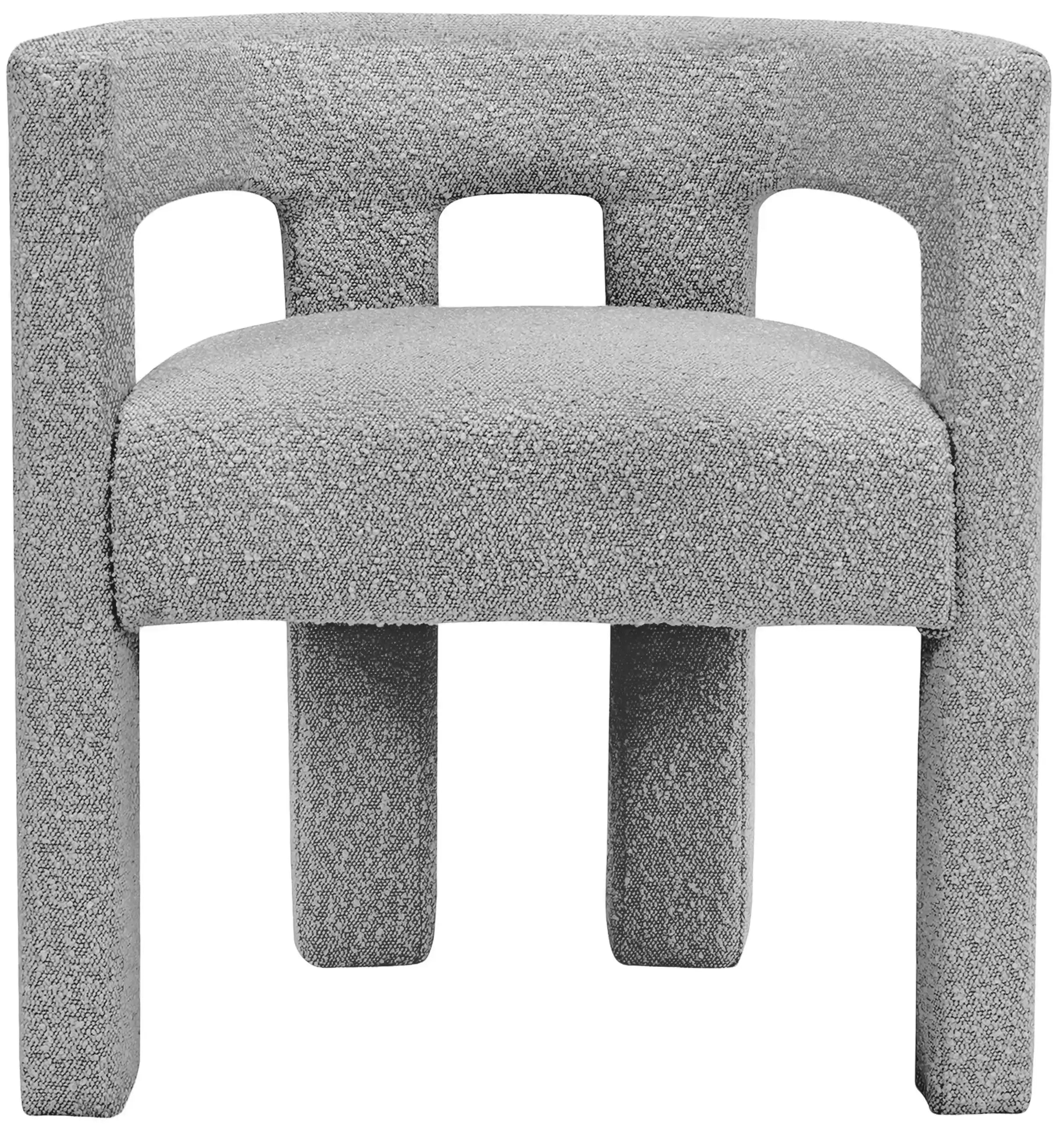 Athena - Boucle Fabric Dining Chair - Best Buy Furniture