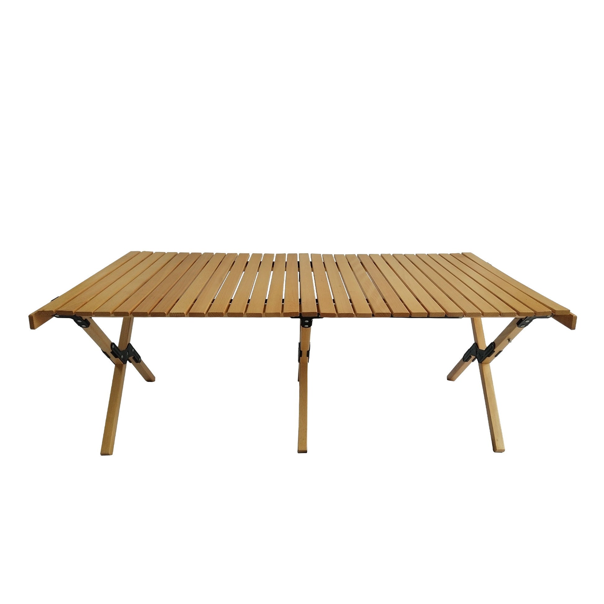 Multi-Function Wooden Foldable Portable Patio Dining Table, Indoor And Outdoor Universal - Natural - Best Buy Furniture