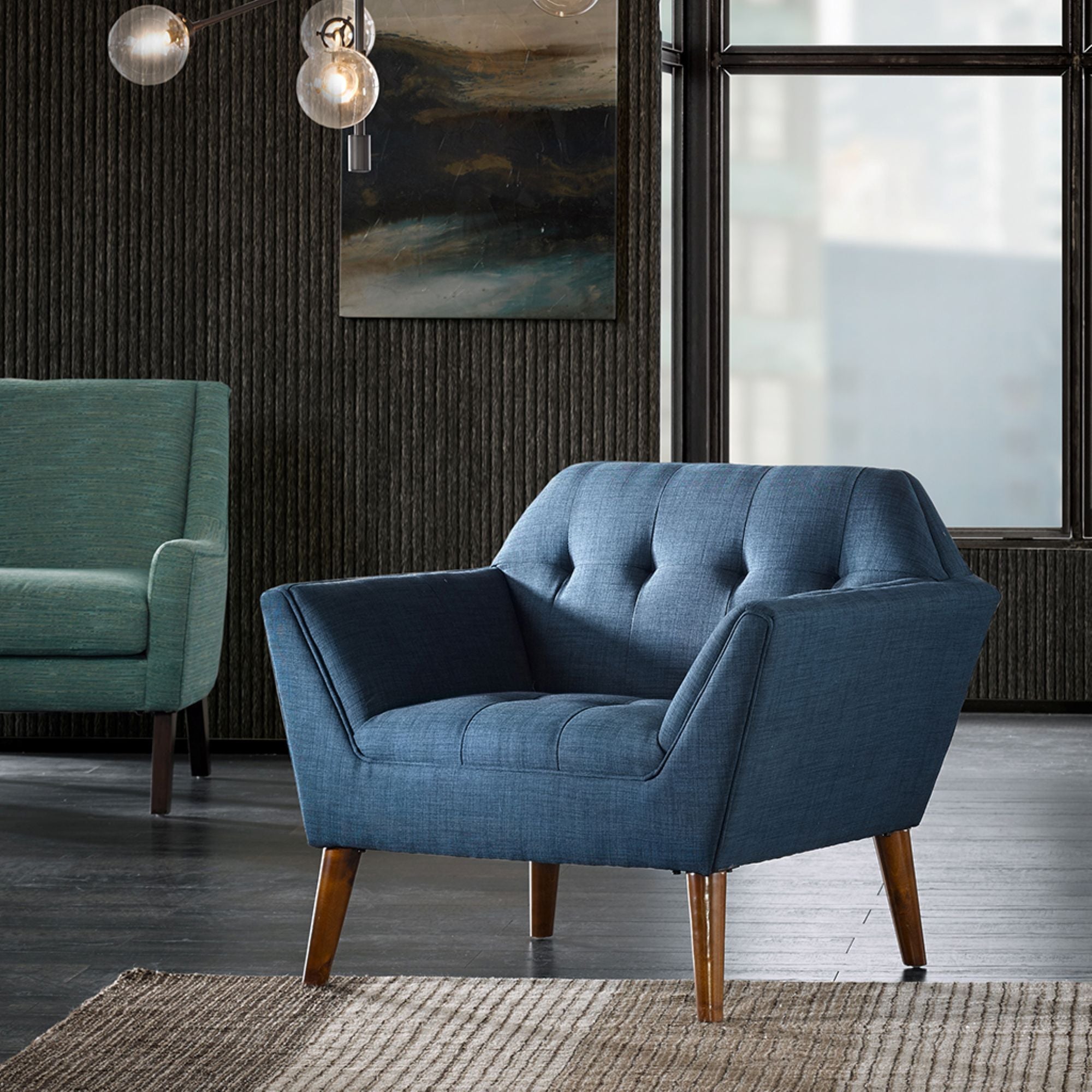 Modern Lounge Chair With Button Tufting - Best Buy Furniture