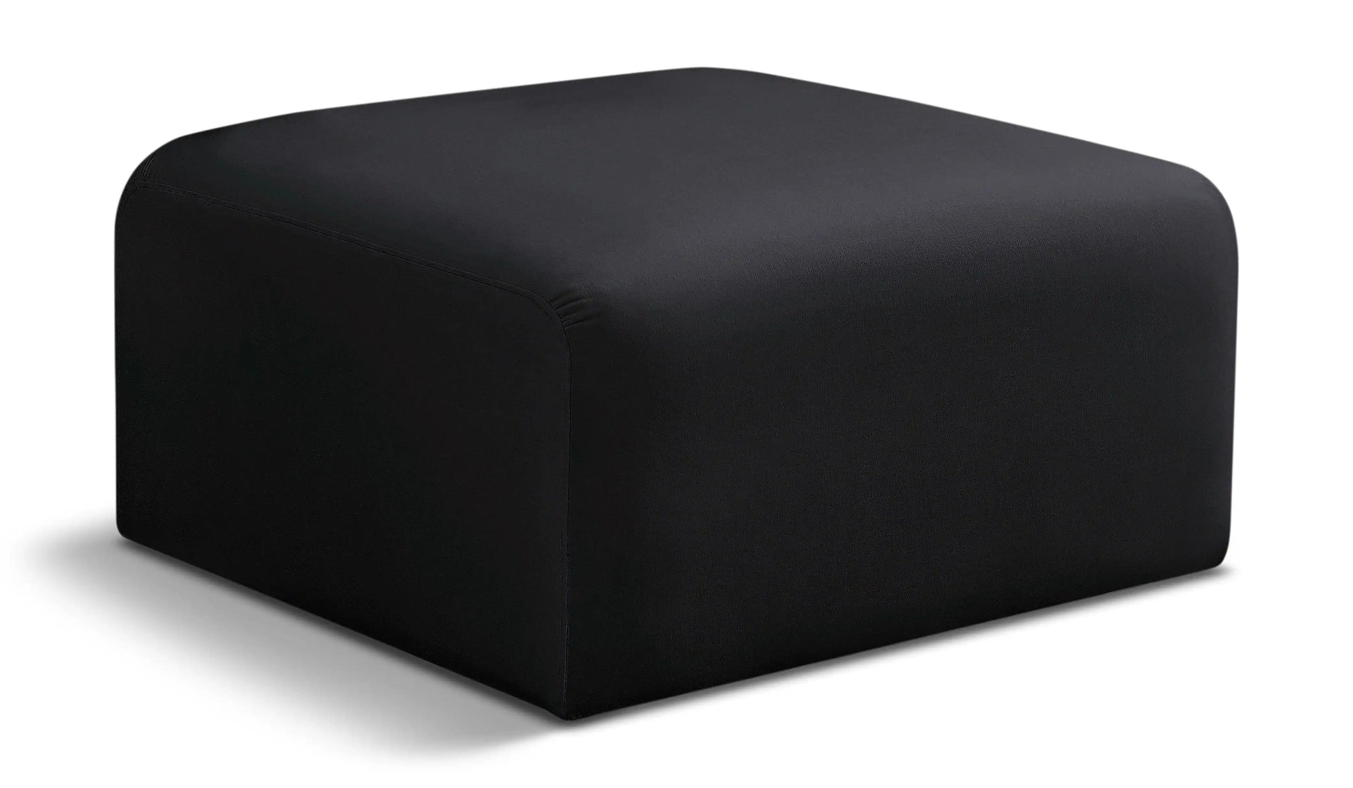Arc - Velvet Ottoman - Best Buy Furniture