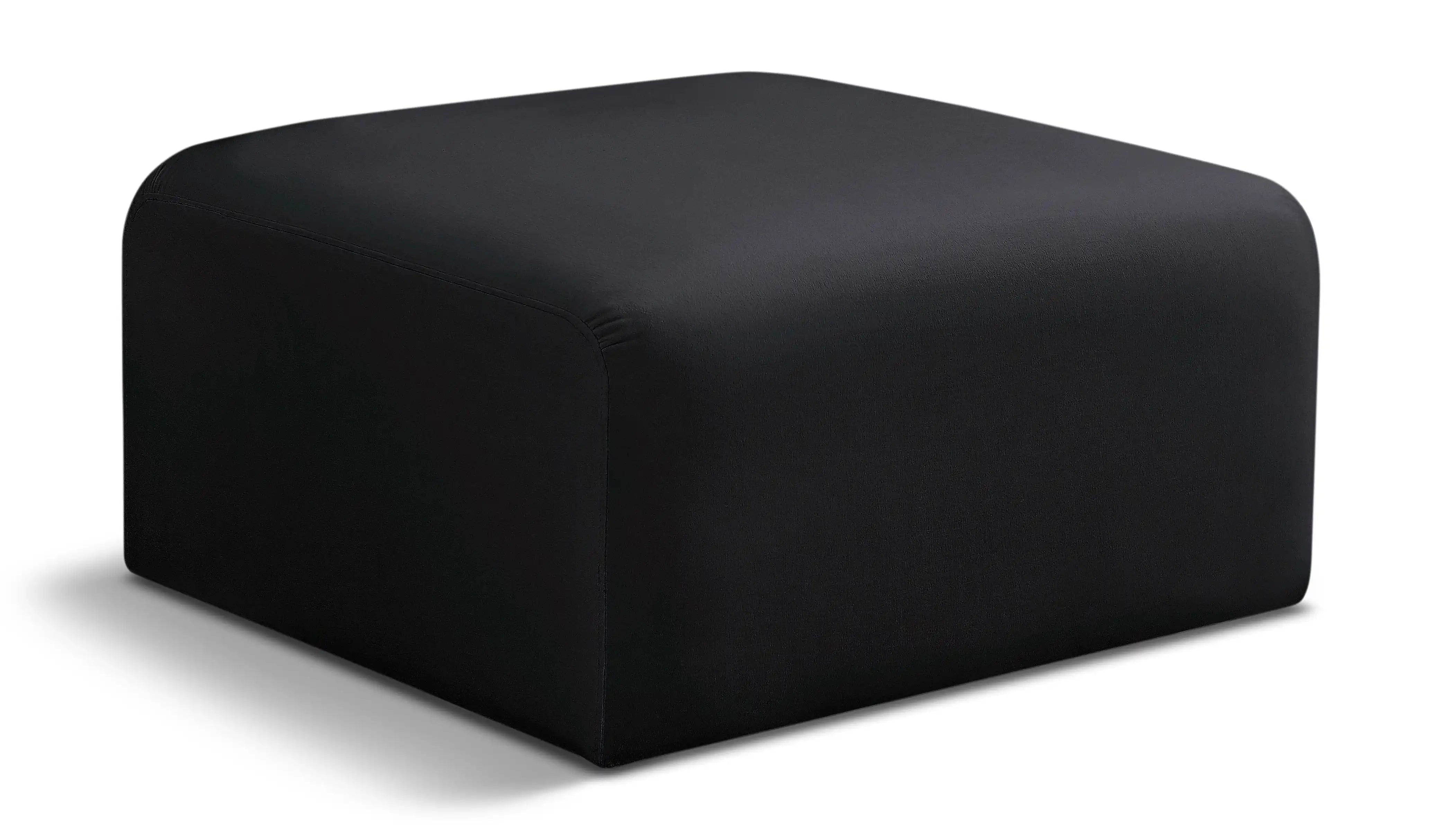Arc - Velvet Ottoman - Best Buy Furniture